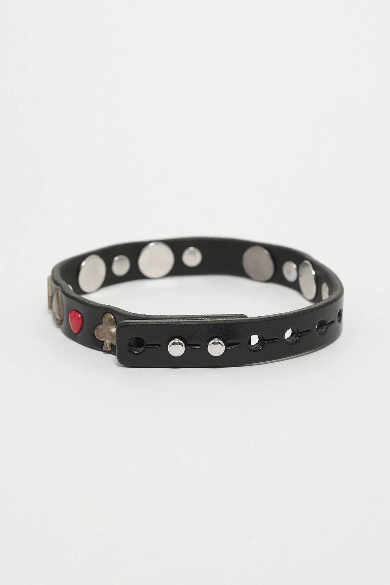 Our Legacy Smycke | 2 Cm Card Deck Choker Black Bridle Läder