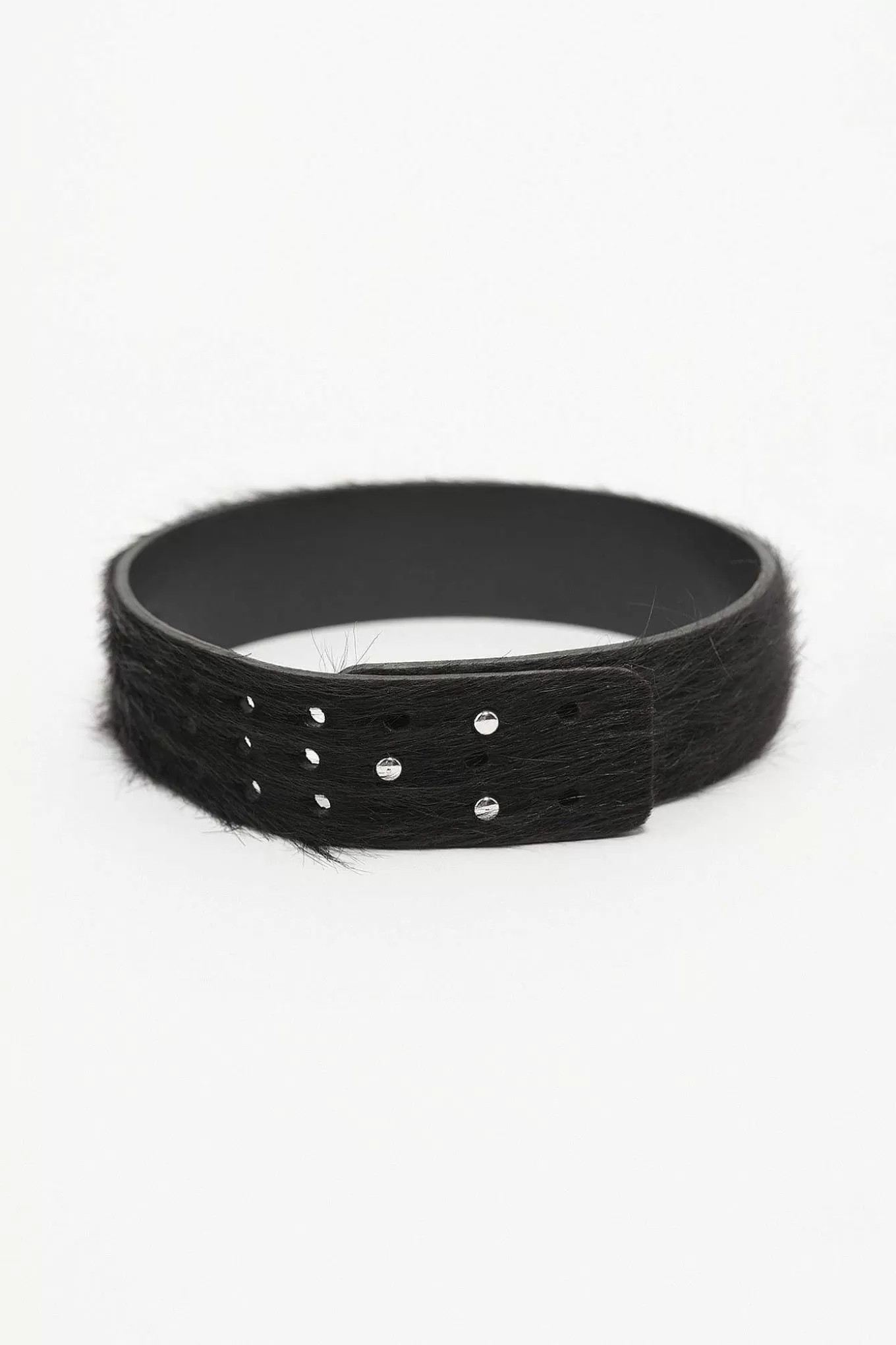 Our Legacy Smycke | 3 Cm Choker Black Hair On Hide