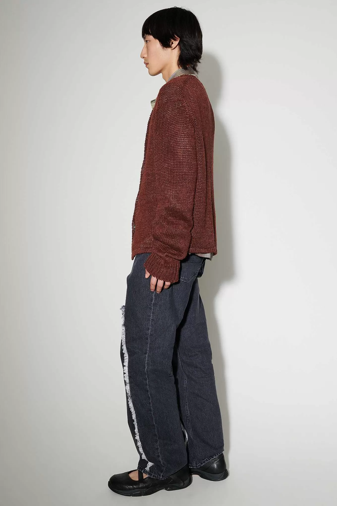 Our Legacy Stickat | Academy Cardigan Ruby Magnificent Hampa