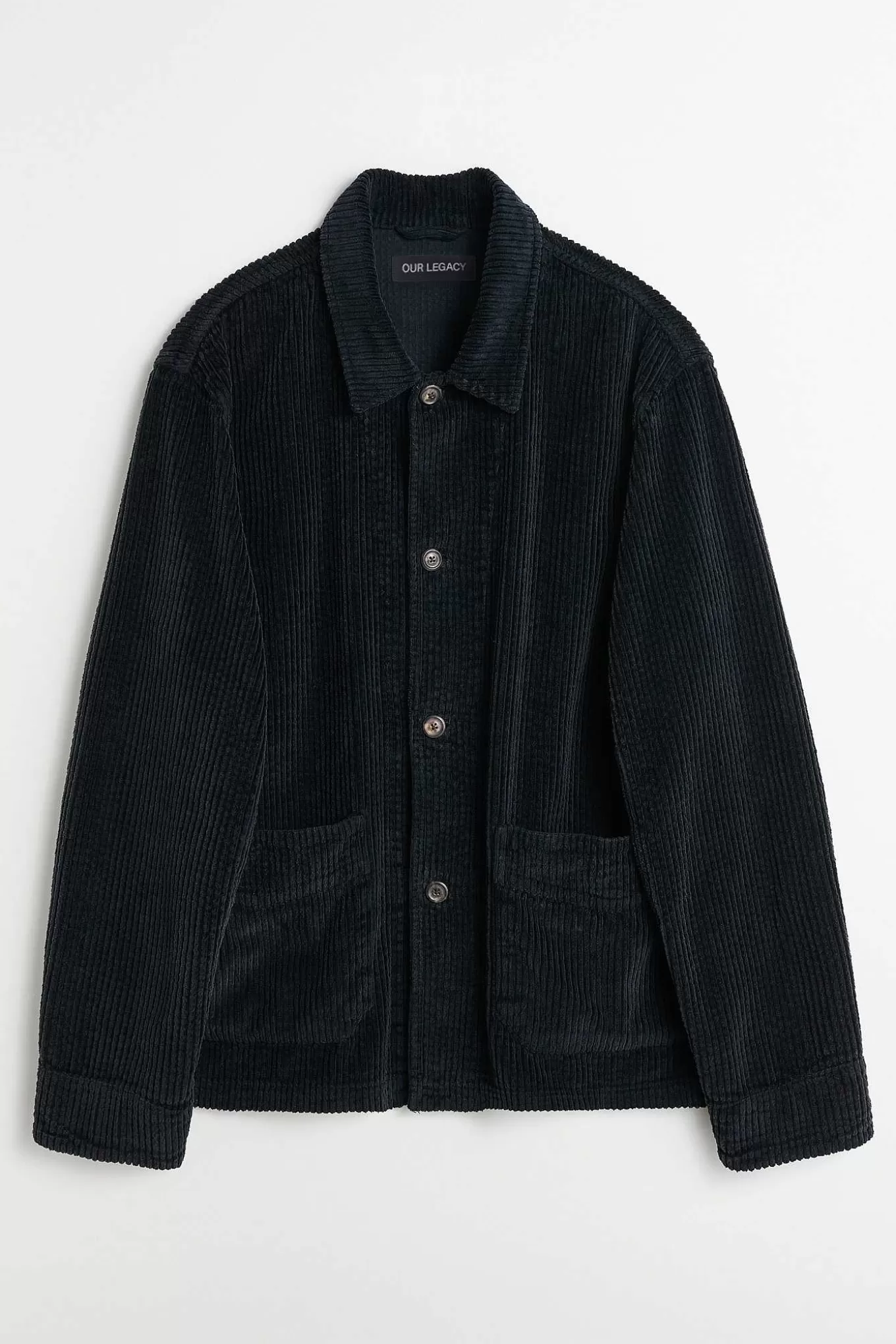 Our Legacy Ytterkläder | Arkiv Box Jacka Sliten Black Rustic Cord