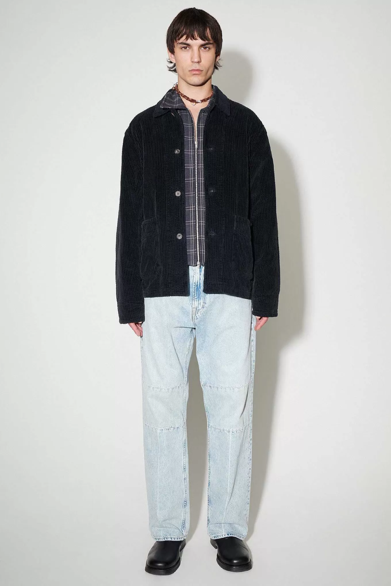 Our Legacy Ytterkläder | Arkiv Box Jacka Sliten Black Rustic Cord