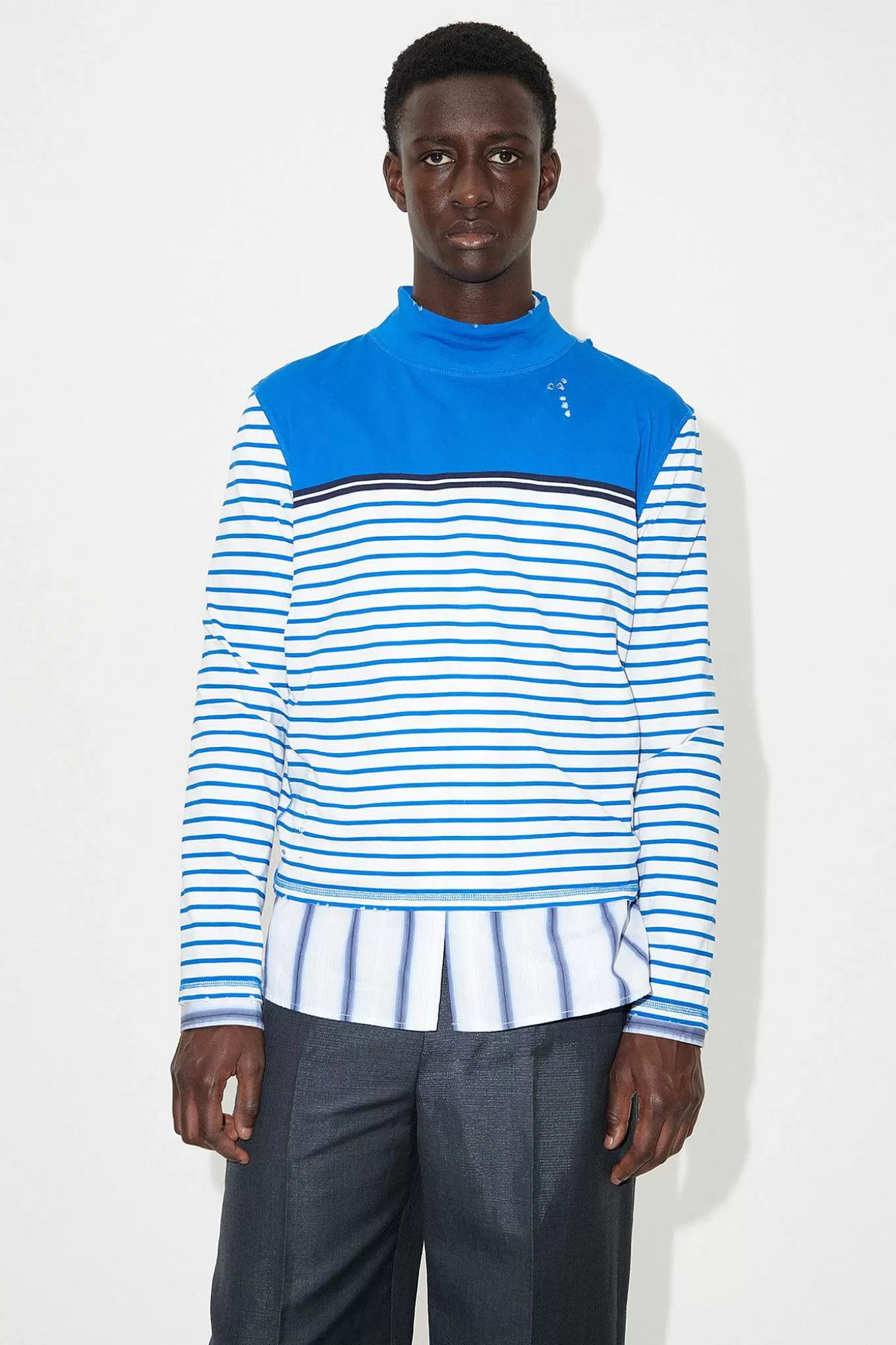 Our Legacy Jersey | Artist Polo Trashed Carnot Stripe