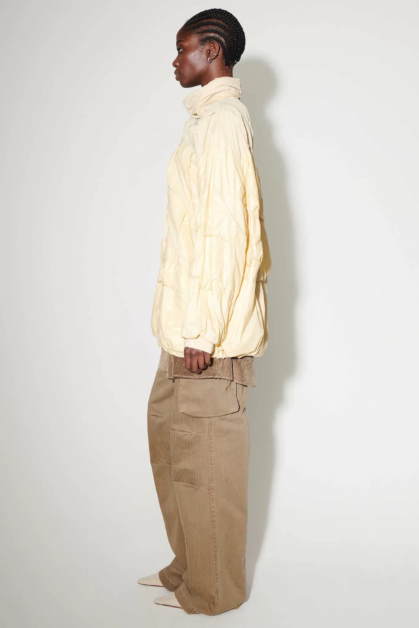 Our Legacy Ytterkläder | Avgas Puffa Cream Gummerad Nylon