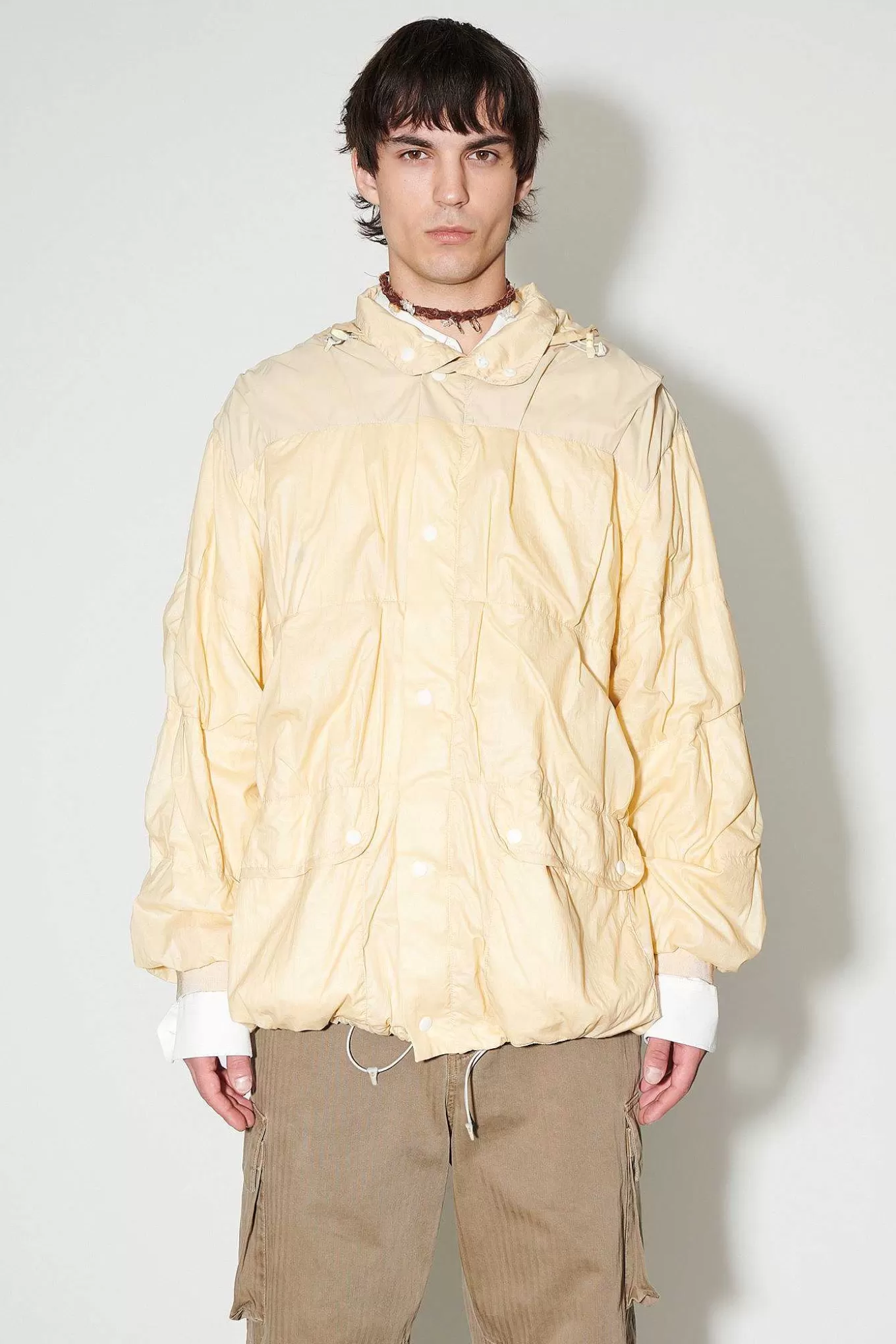 Our Legacy Ytterkläder | Avgas Puffa Cream Gummerad Nylon
