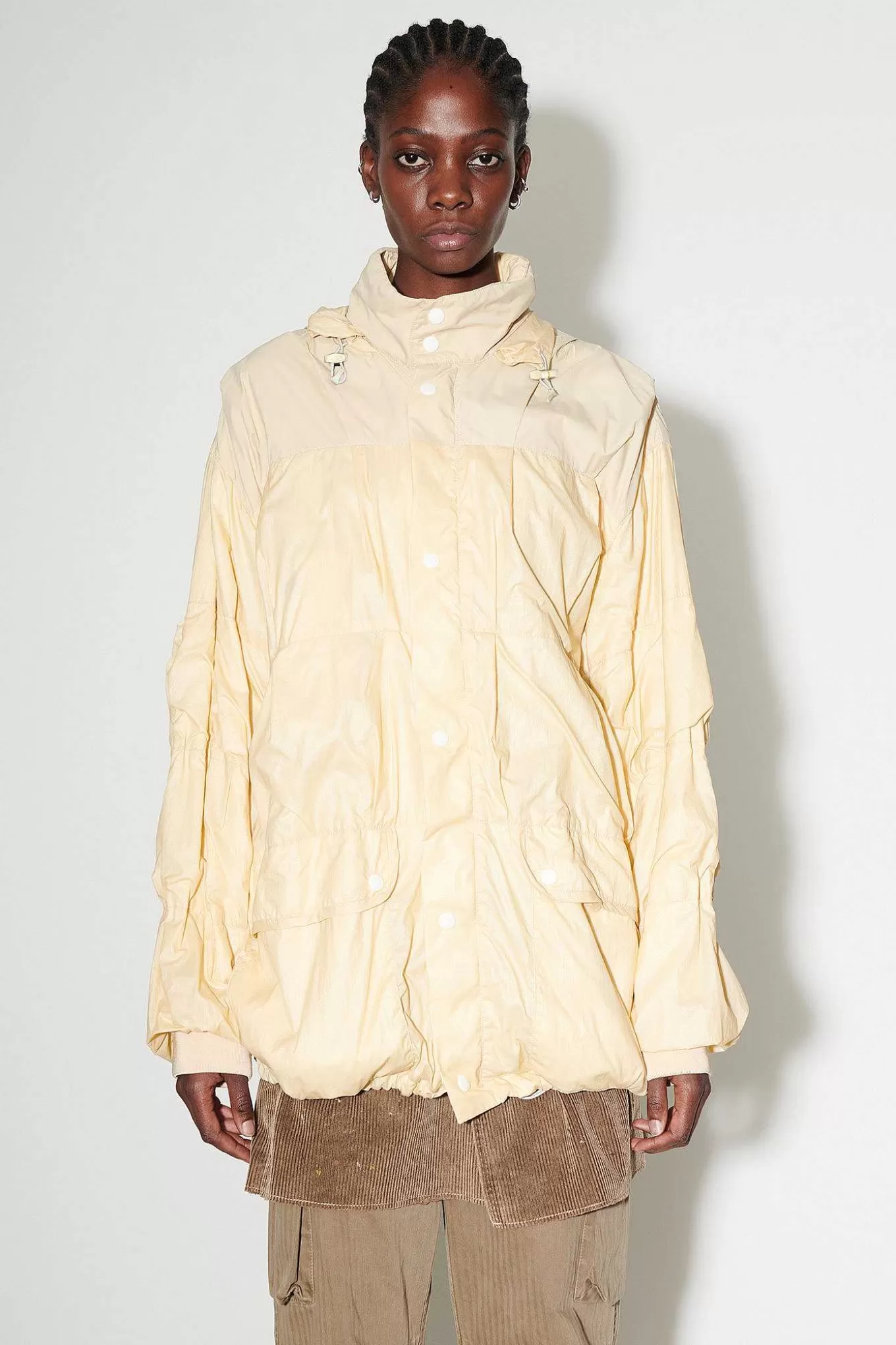 Our Legacy Ytterkläder | Avgas Puffa Cream Gummerad Nylon