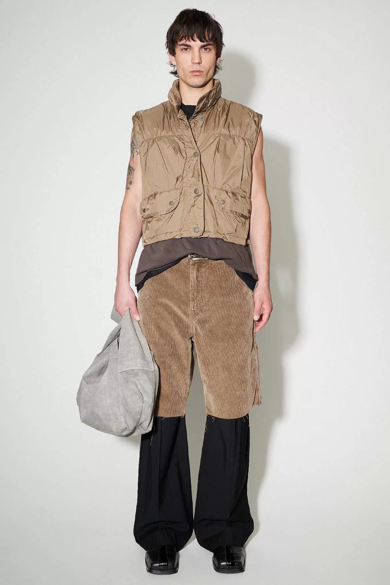 Our Legacy Ytterkläder | Beskuren Exhale Puffa Vest Cavalry Olive Aero Nylon