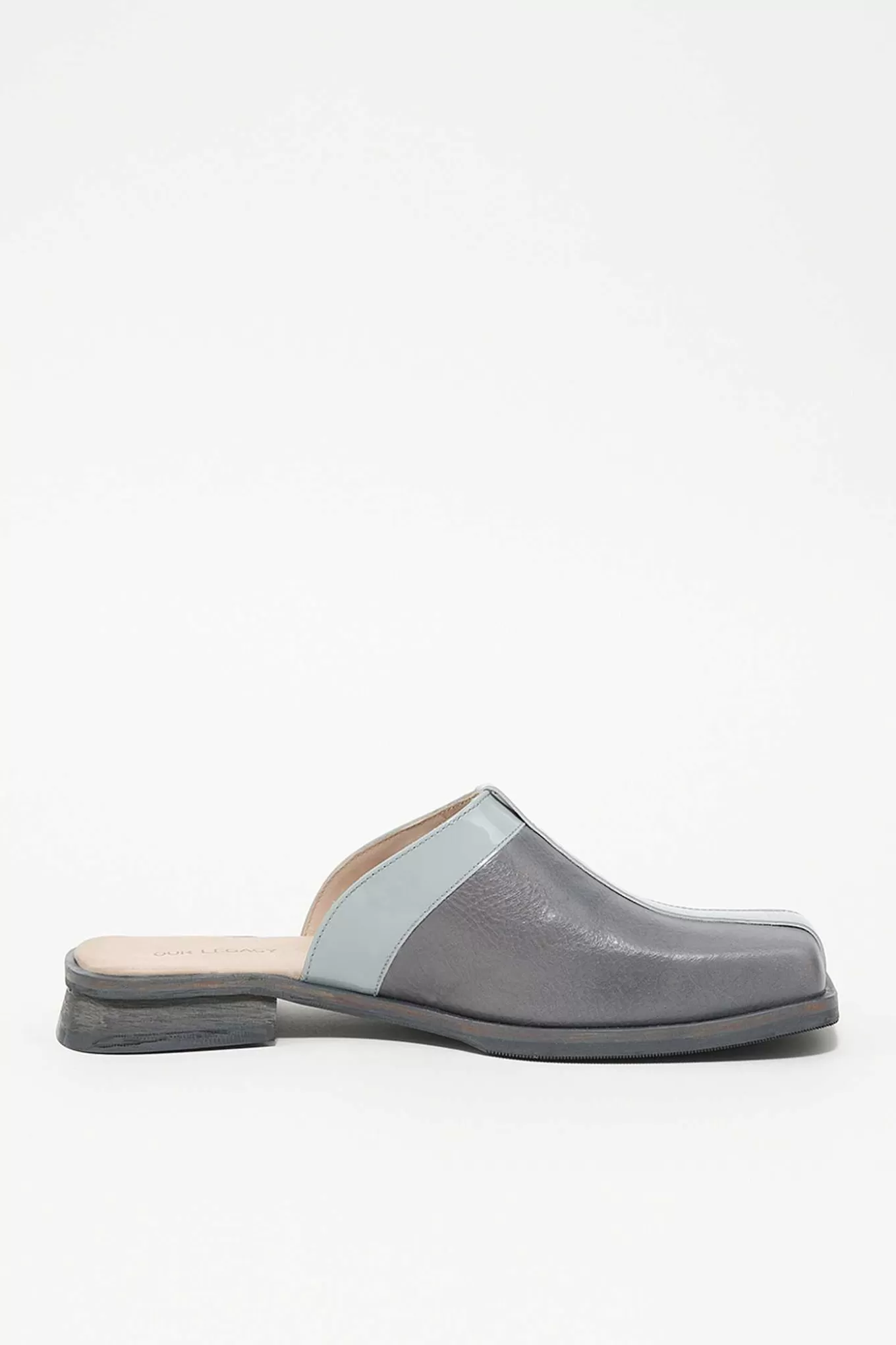 Our Legacy Mulor | Blunt Mule Deep Sky Blue Läder