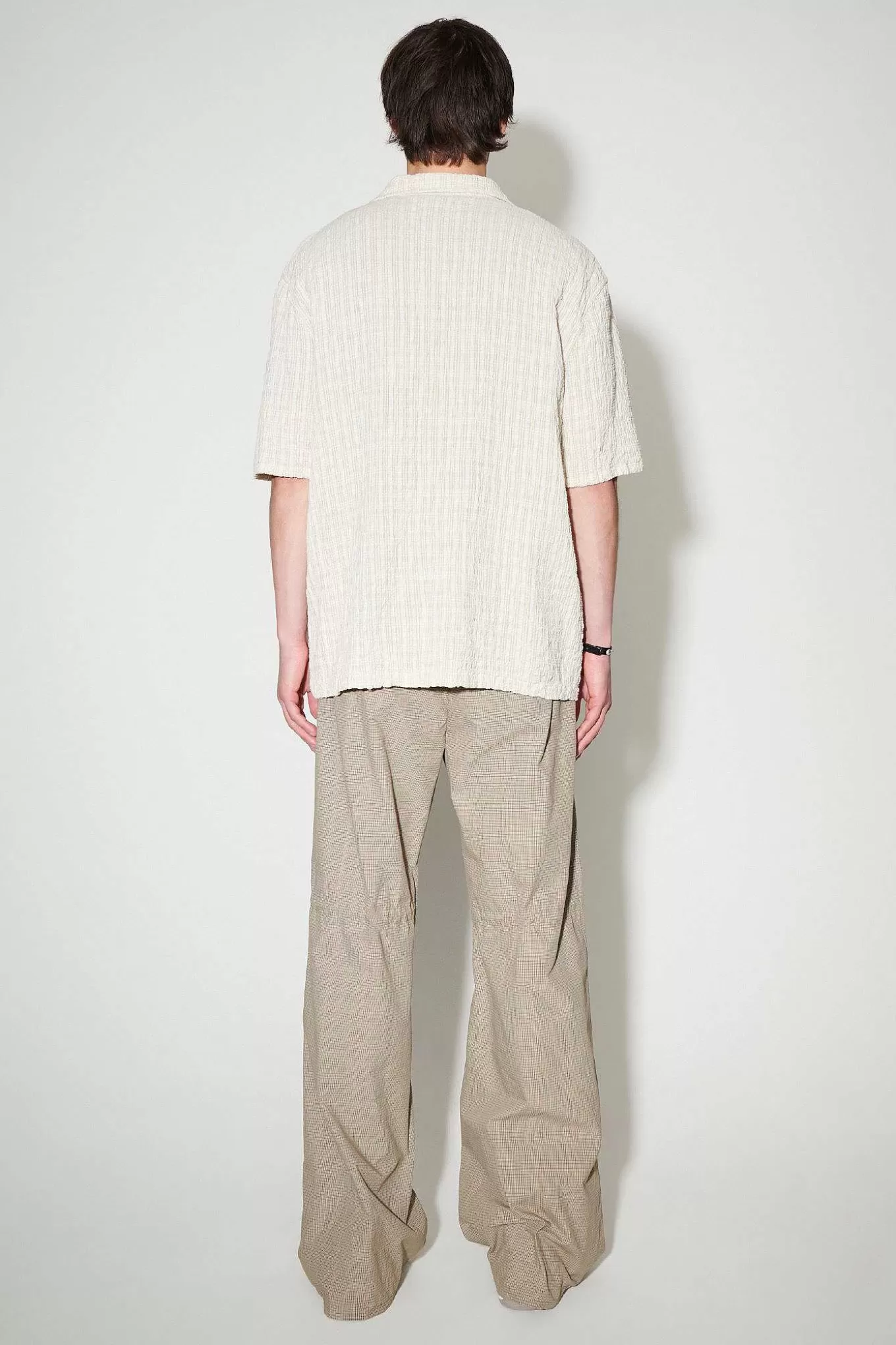 Our Legacy Skjorttyg | Box Shirt Shortsleeve Light Authentic Seersucker