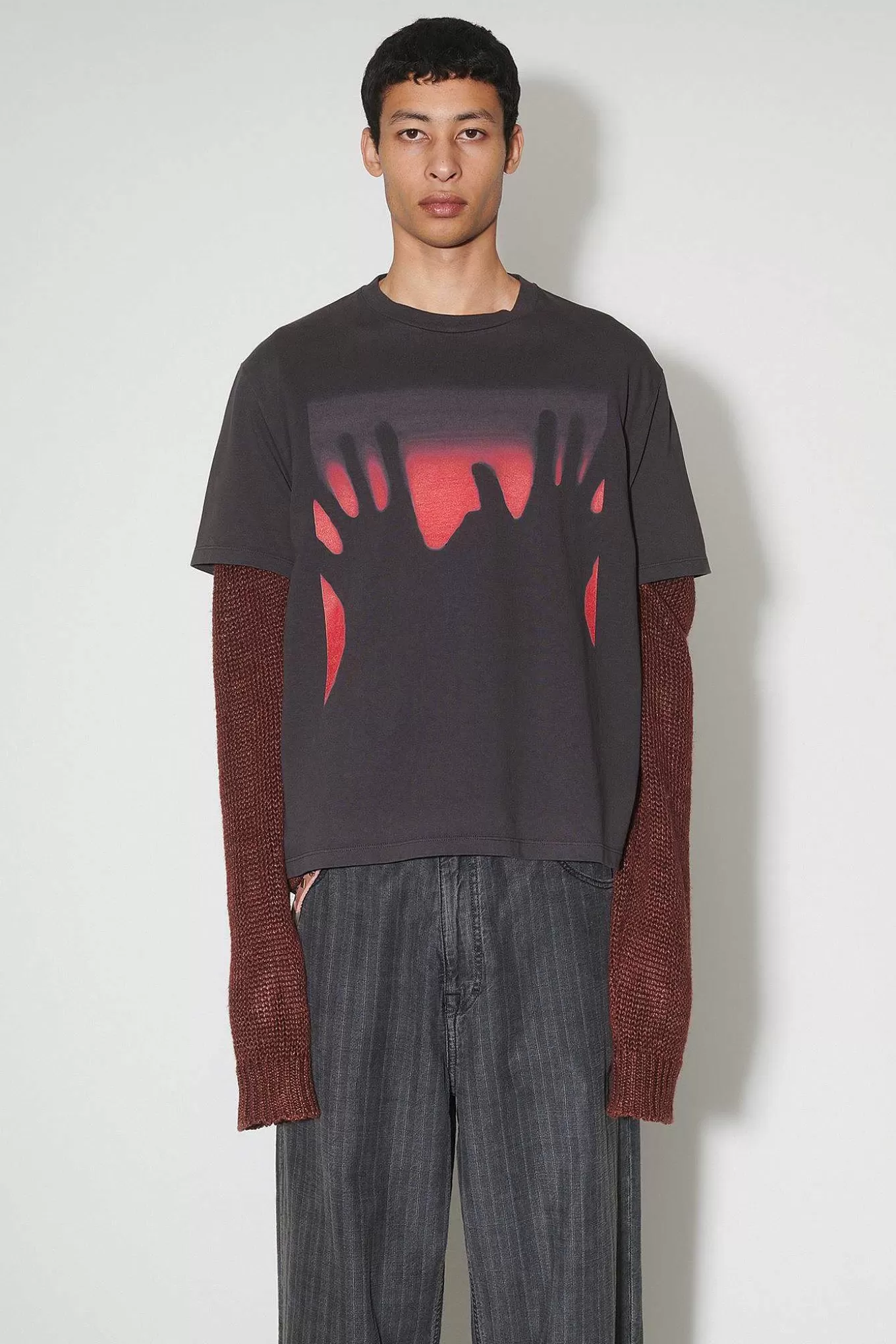 Our Legacy Jersey | Box T-Shirt Rod Smak Av Hander Print