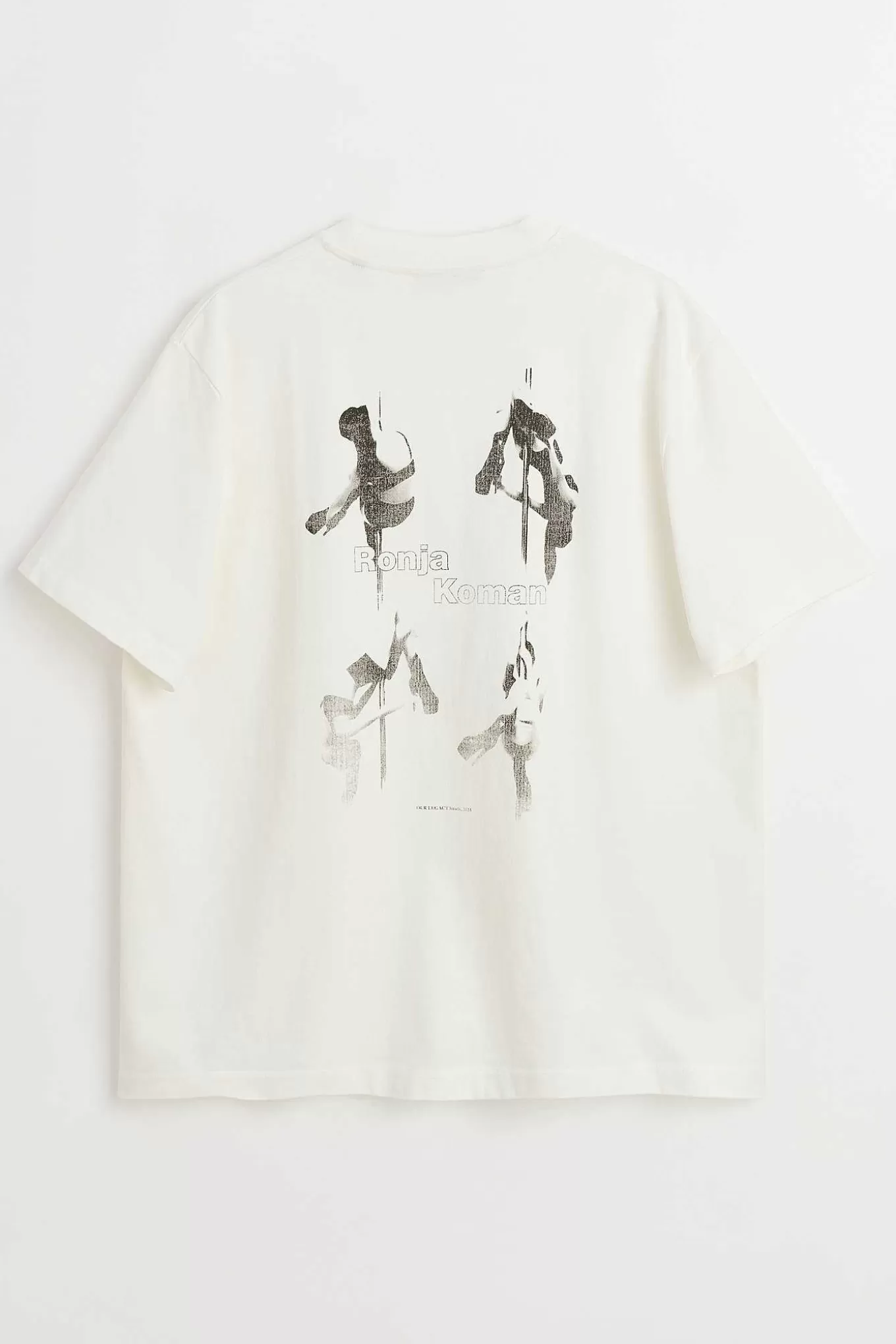 Our Legacy Jersey | Box T-Shirt Ronja Print Vit