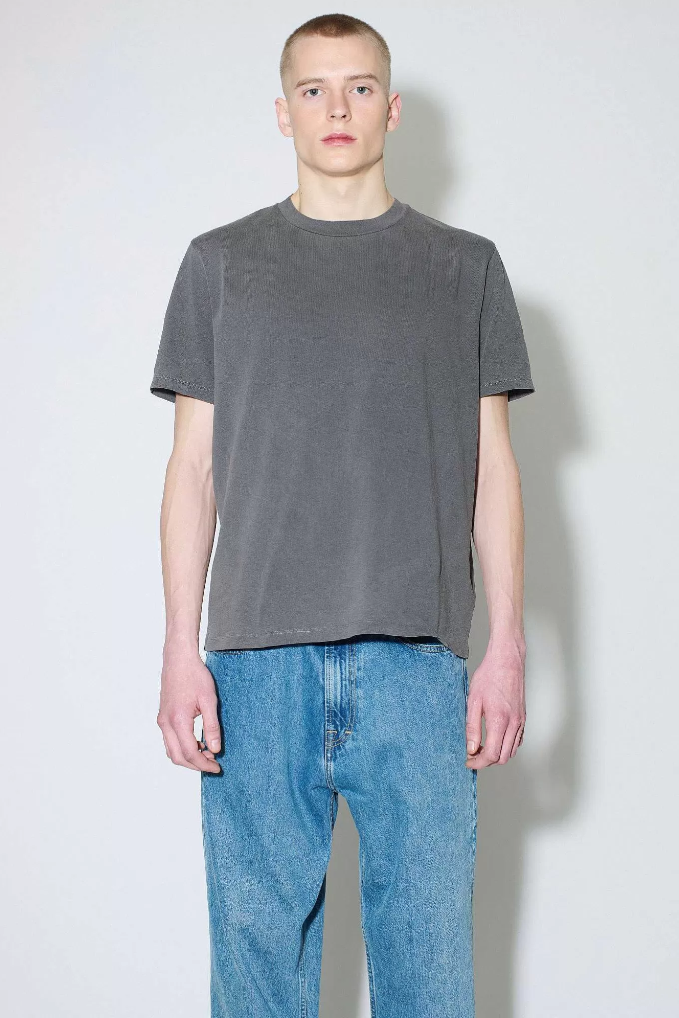 Our Legacy Jersey | Box T-Shirt Sliten Svart Legacy Jersey