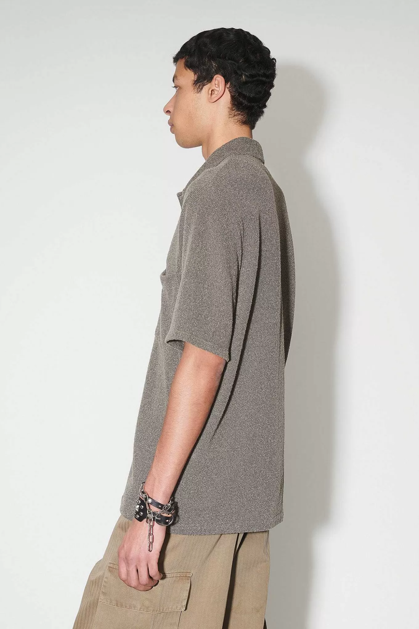Our Legacy Skjorttyg | Boxskjorta Kortarmad Muck Boucle