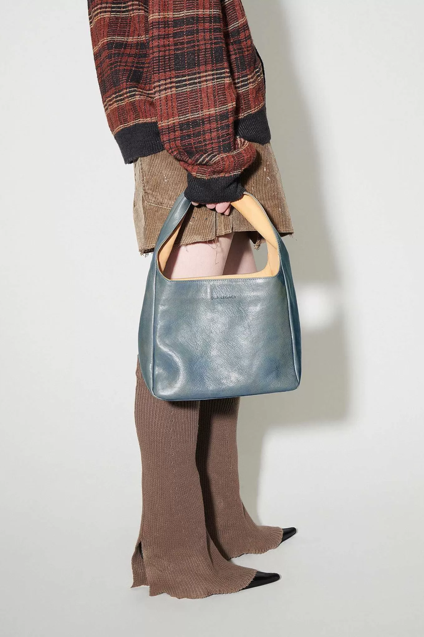 Our Legacy Pasar | Brick Bag Deep Sky Leather