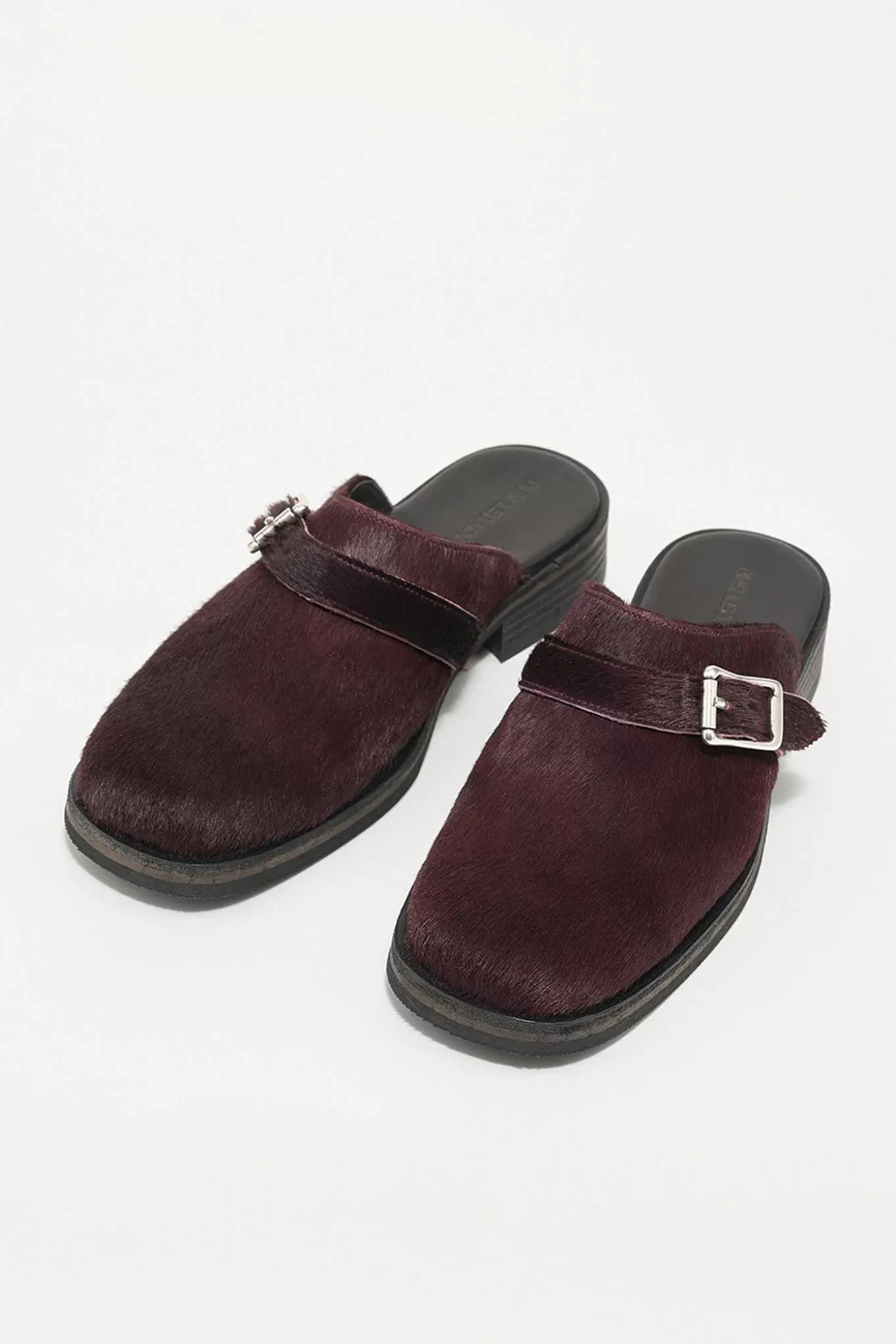 Our Legacy Mulor | Camion Mule Caramel Bordeaux-Har Pa Gomma