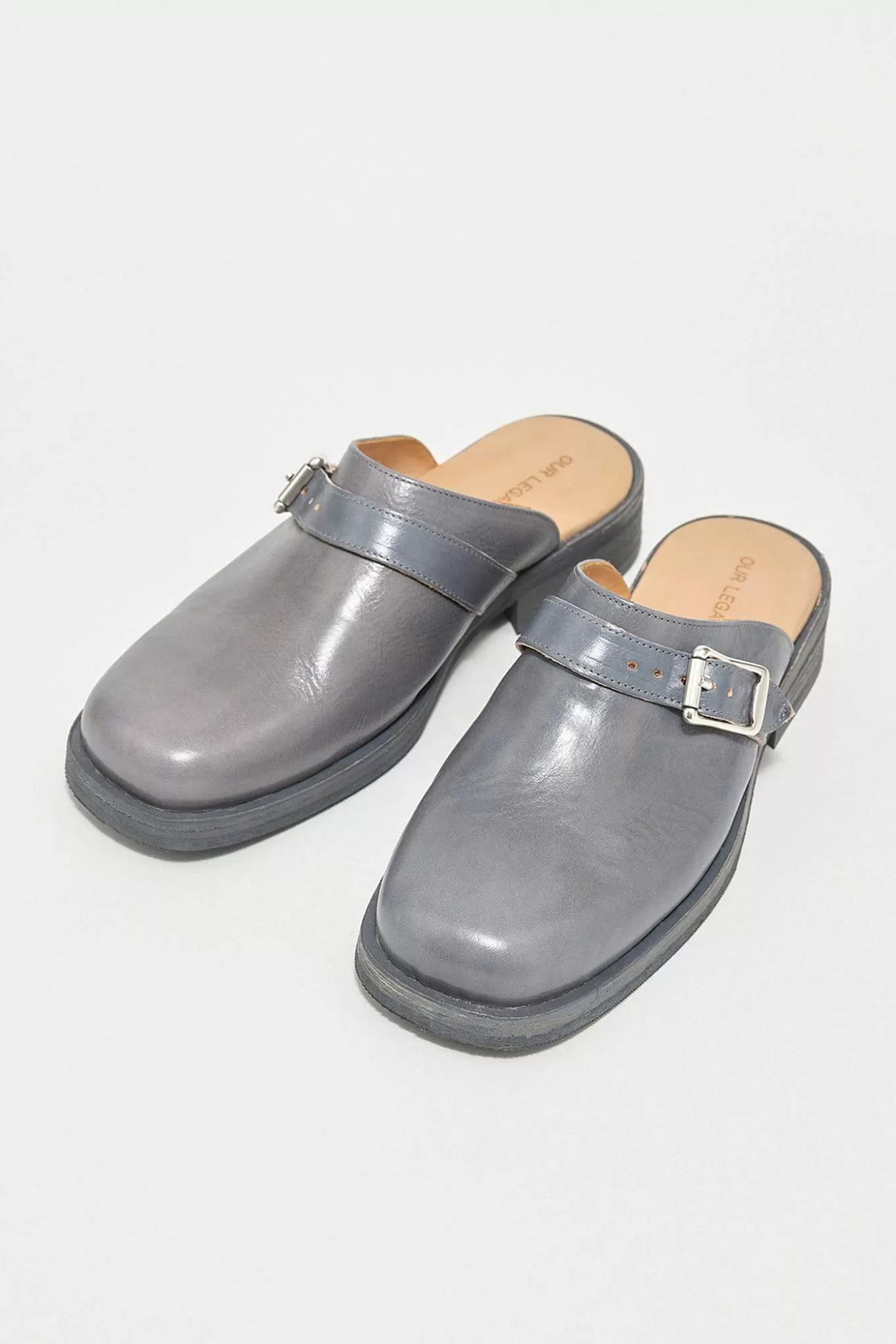 Our Legacy Mulor | Camion Mule Deep Sky Läder