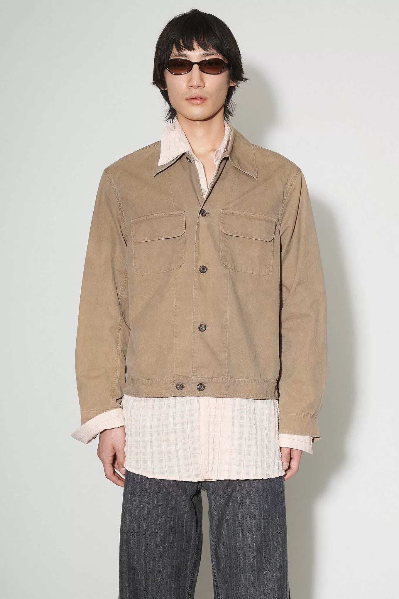 Our Legacy Ytterkläder | Coach Jacka Dark Sand Rich Poplin
