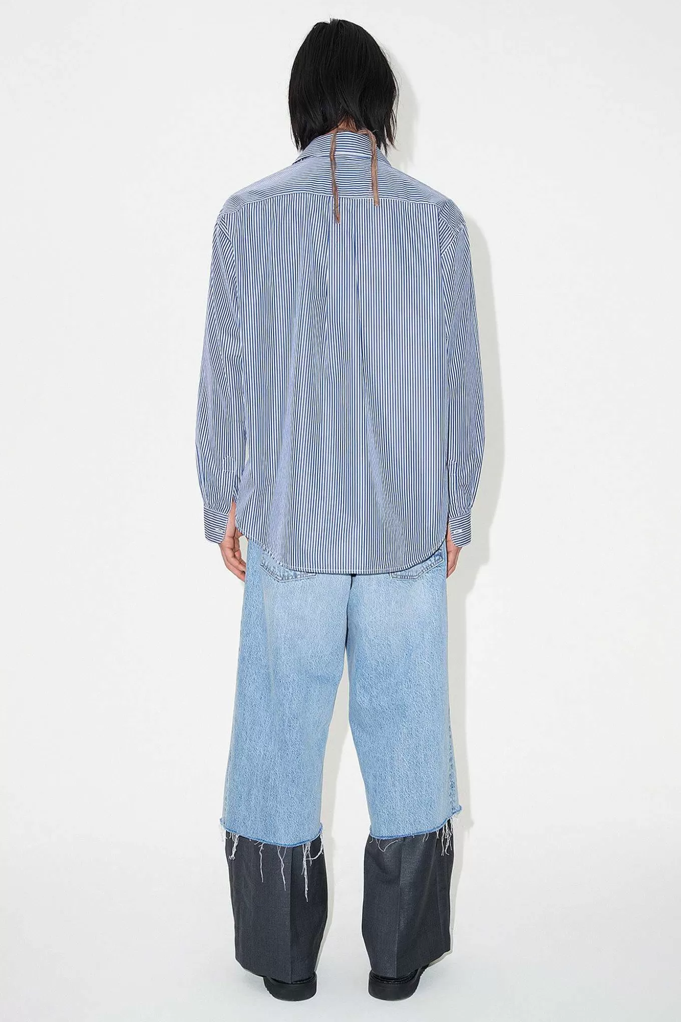 Our Legacy Skjorttyg | Coco 70S Shirt Blue Mid Mgmt Stripe