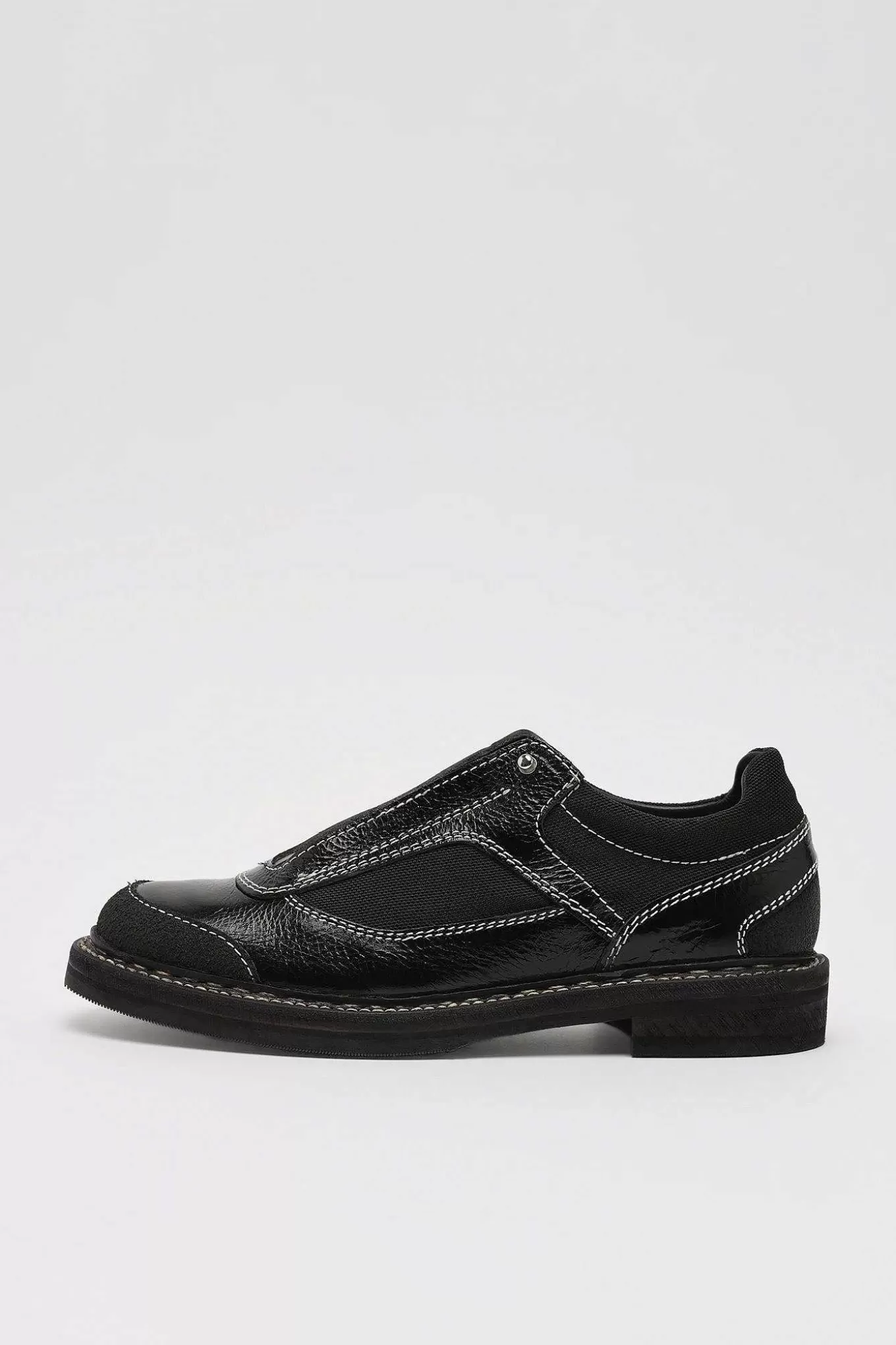 Our Legacy Skor | Cyber Derby Black Cracked Patent Leather