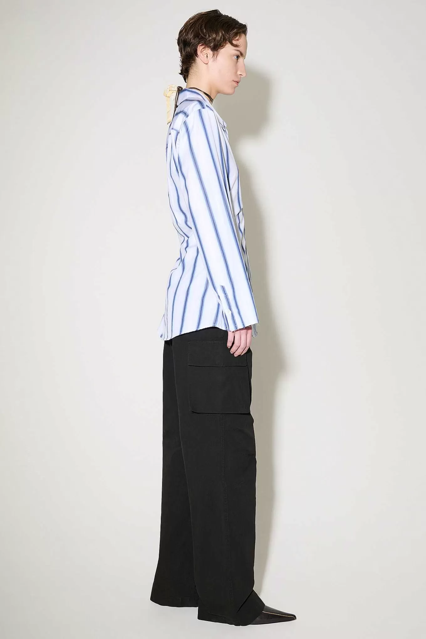 Our Legacy Skjorttyg | Daisy Shirt Blue Crypto Stripe