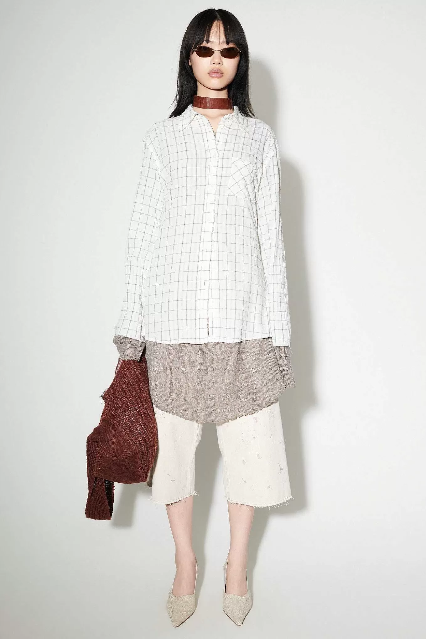 Our Legacy Skjorttyg | Daisy Shirt Latt Medelhavsruta