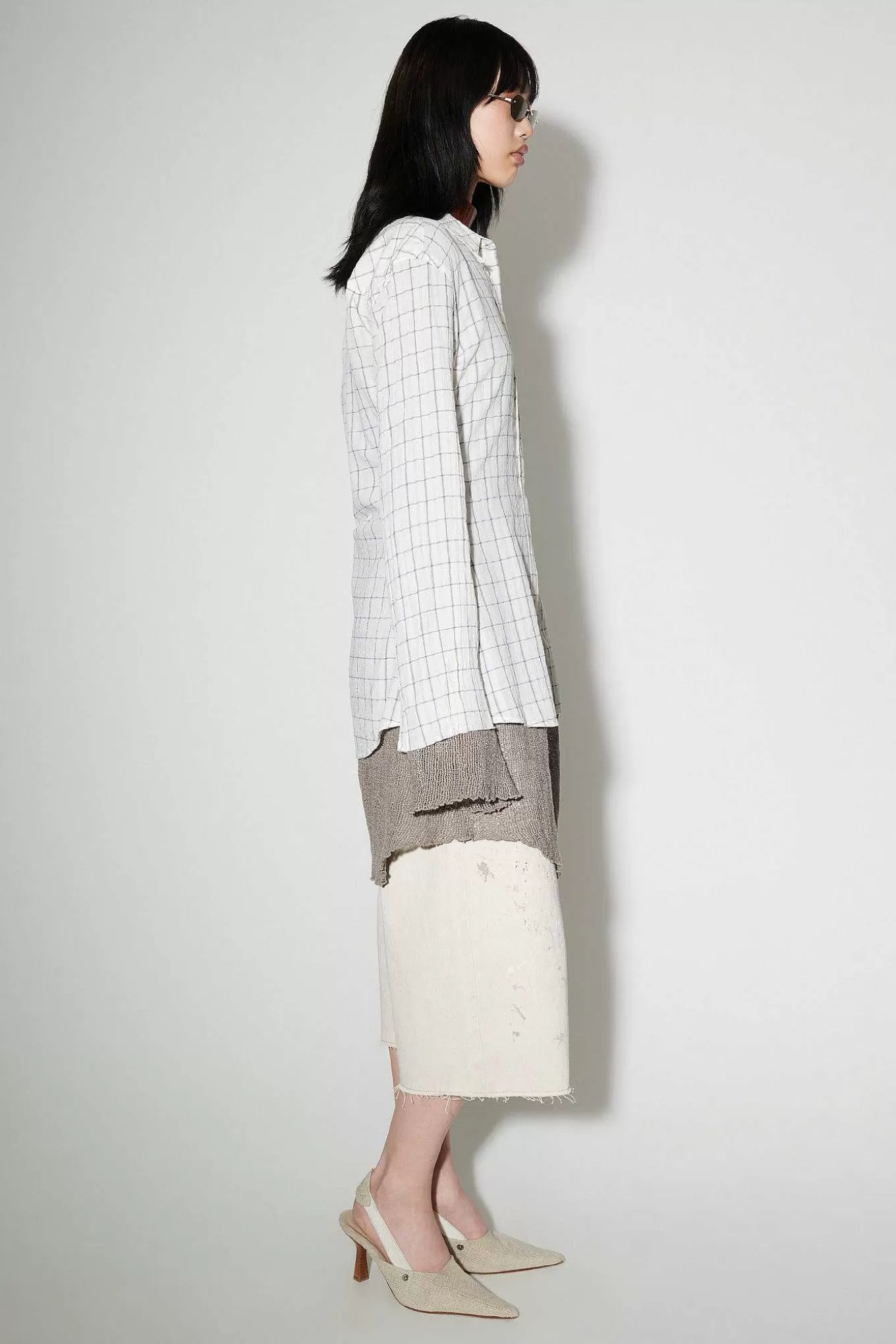 Our Legacy Skjorttyg | Daisy Shirt Latt Medelhavsruta