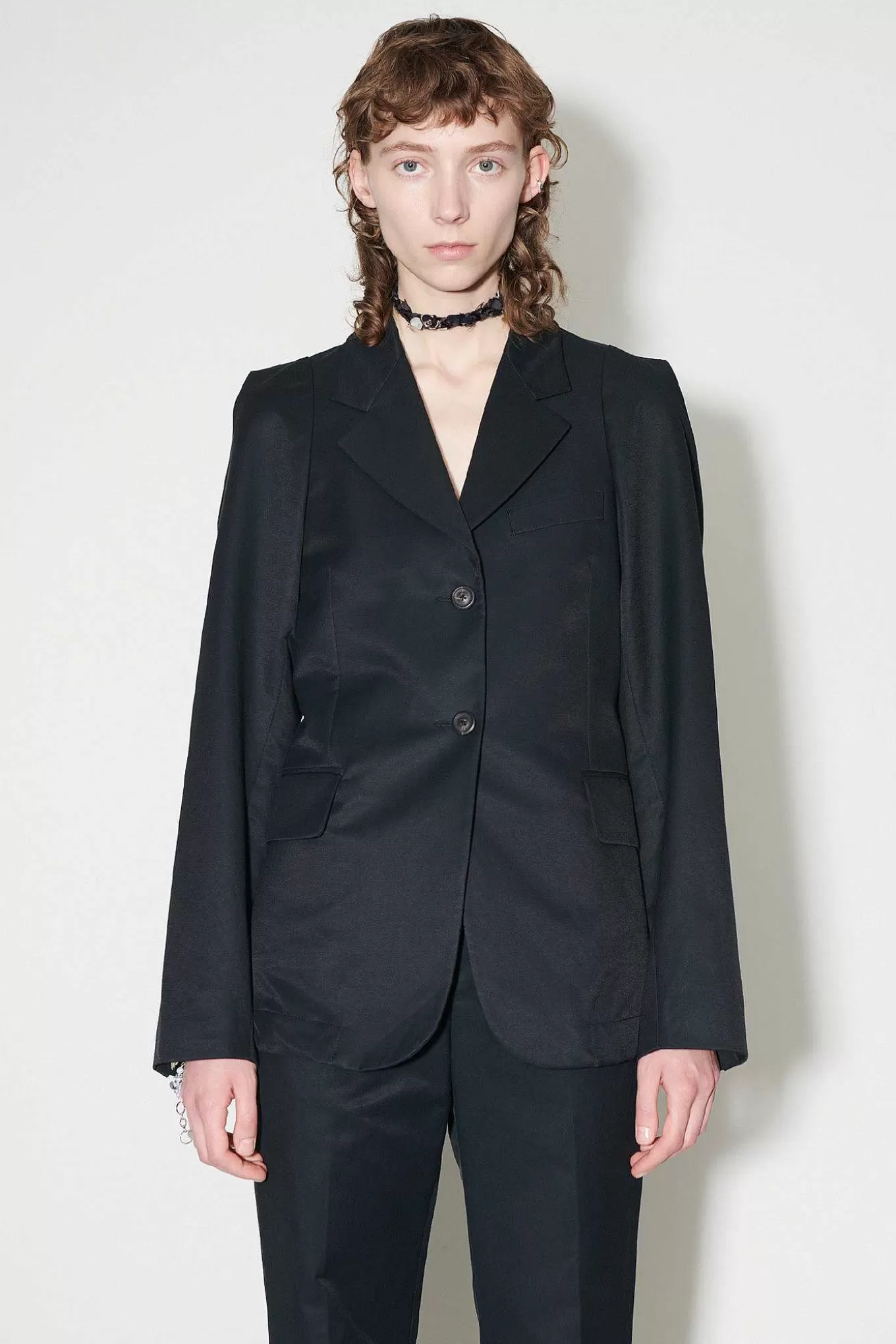 Our Legacy Passning | Dart Blazer Deluxe Black Exquisite Weave