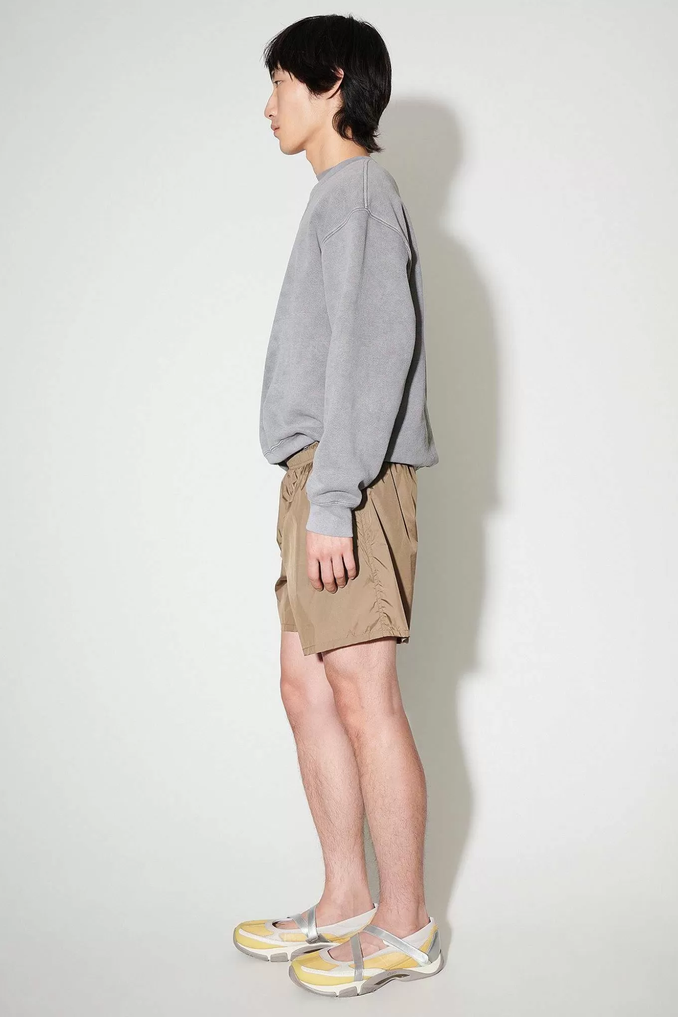 Our Legacy Shorts | Drape Tech Trunks Cavalry Olive Aero Nylon
