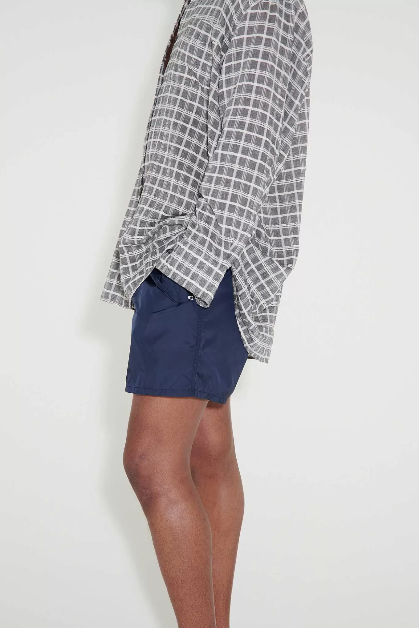 Our Legacy Shorts | Drape Tech Trunks Dark Navy