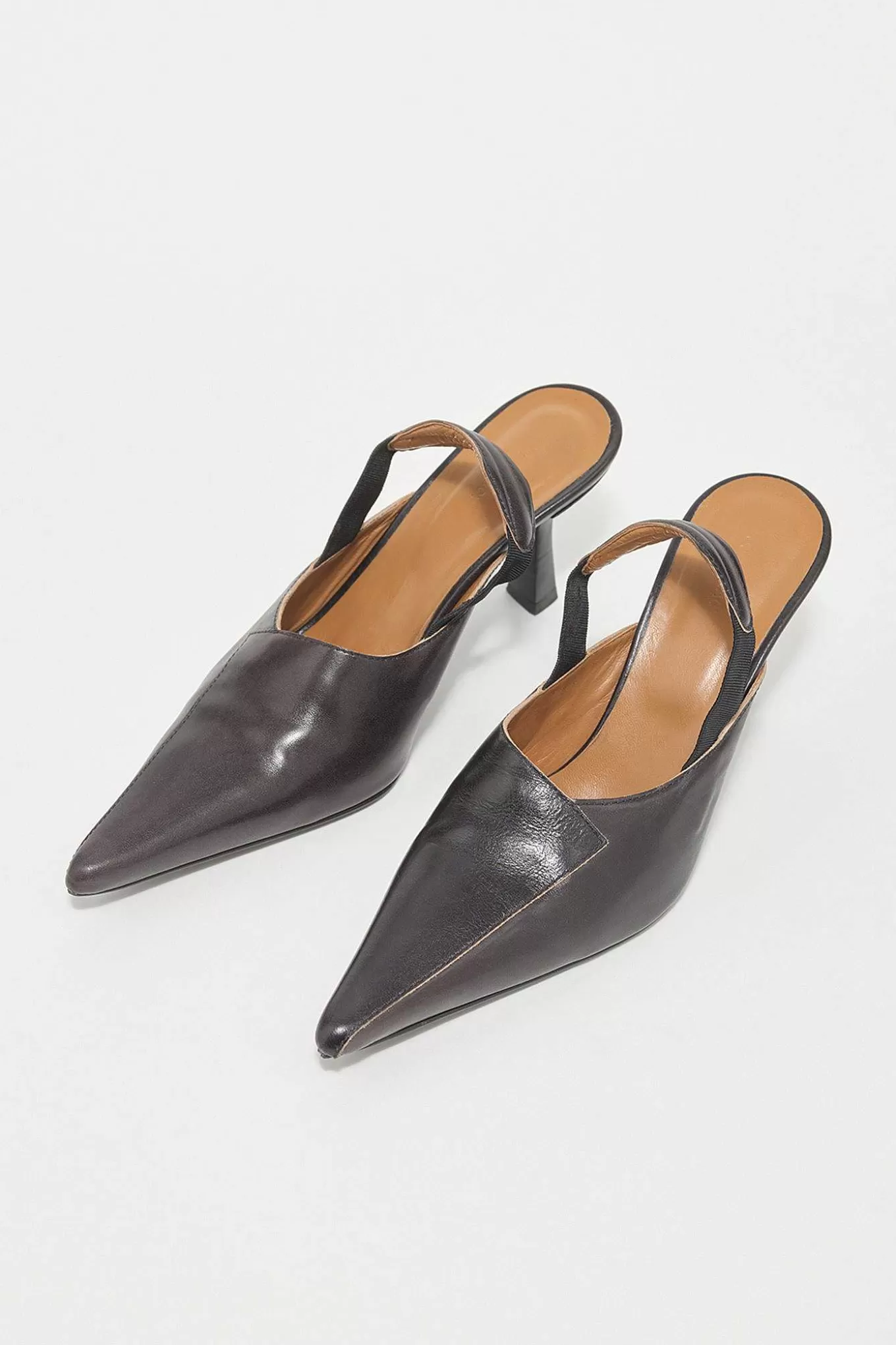 Our Legacy Skor | Envelope Heel Top Fargat Svart Läder