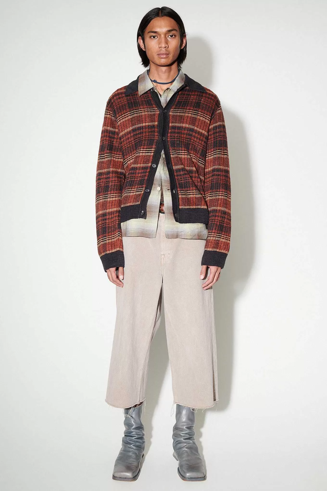 Our Legacy Stickat | Evening Polo Rust Geezer Check