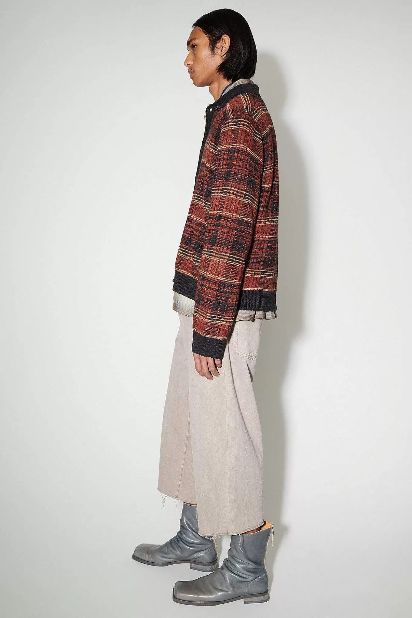 Our Legacy Stickat | Evening Polo Rust Geezer Check