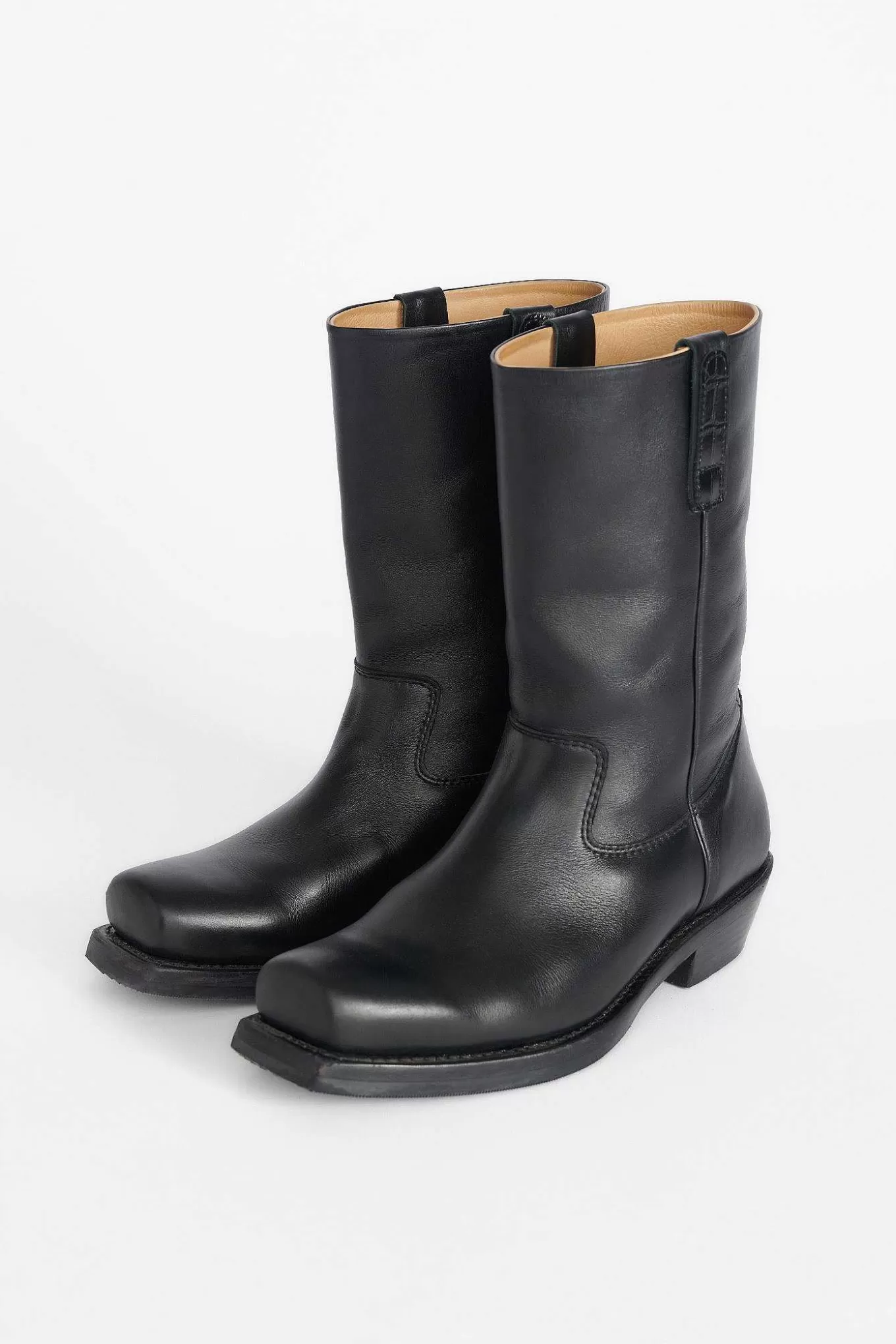 Our Legacy Stövlar | Flat Toe Boot Svart Läder