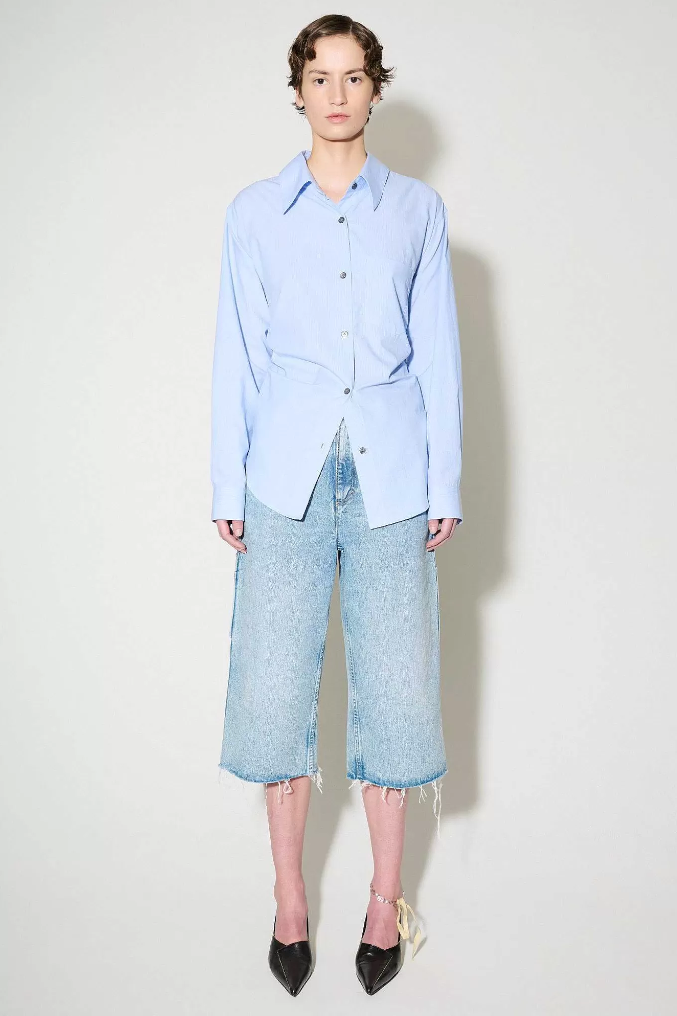 Our Legacy Skjorttyg | Forklade Skjorta Azorerna Stripe Seashore Cotton