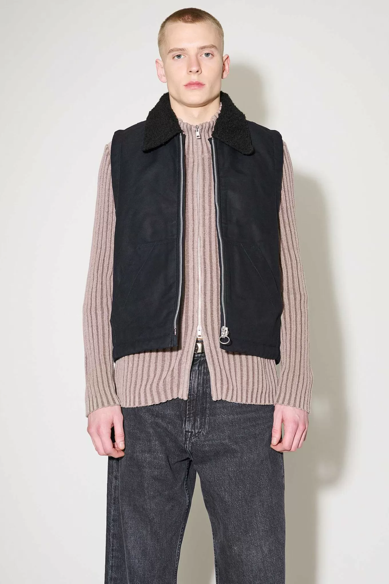 Our Legacy Ytterkläder | Grizzlyvast Svart Highland Cotton