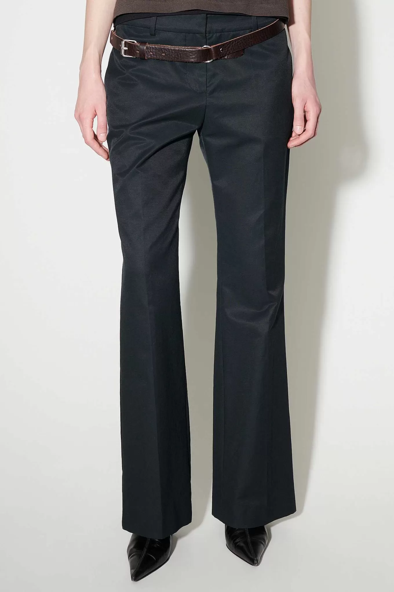 Our Legacy Byxor | Hip Byxa Deluxe Black Exquisite Weave