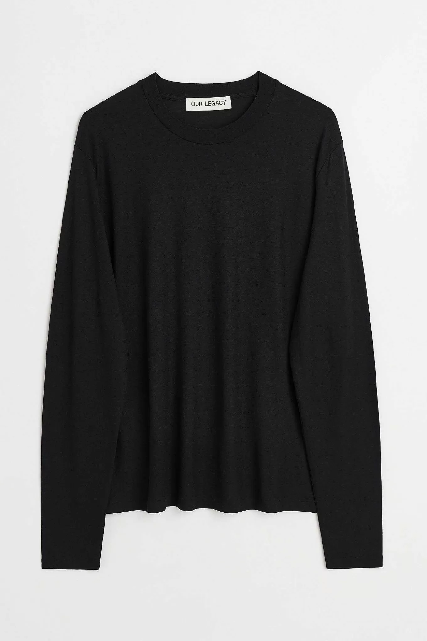 Our Legacy Jersey | Hover Longsleeve Black Dry Crepe