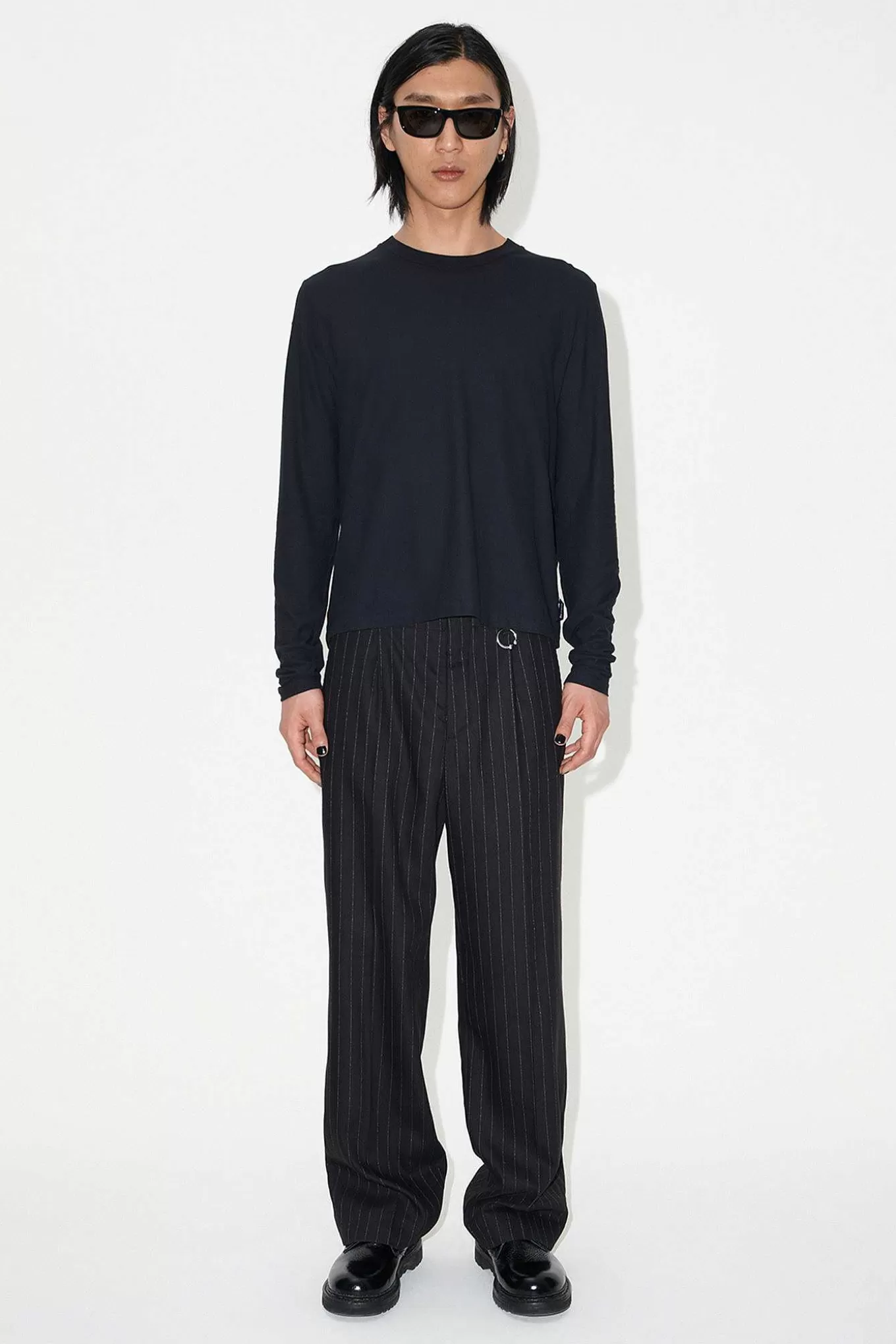 Our Legacy Jersey | Hover Longsleeve Black Dry Crepe
