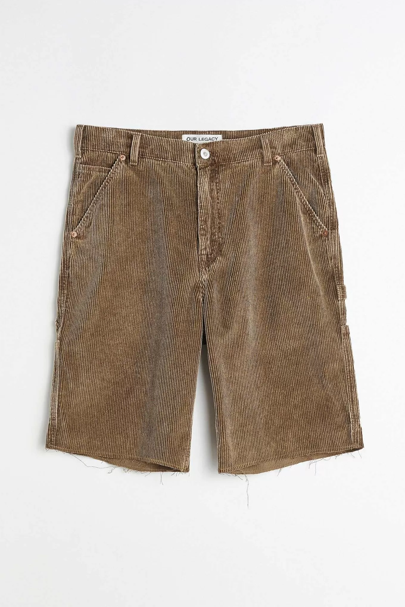 Our Legacy Jeans | Joiner Kort Brun Enzym Splatter Cord
