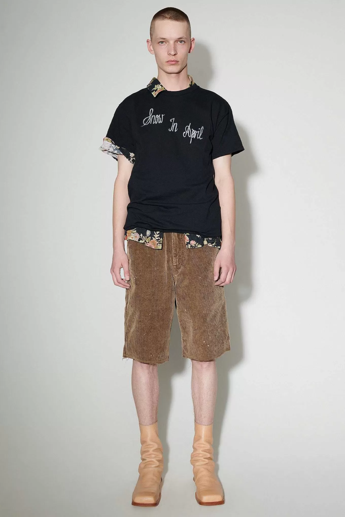 Our Legacy Jeans | Joiner Kort Brun Enzym Splatter Cord