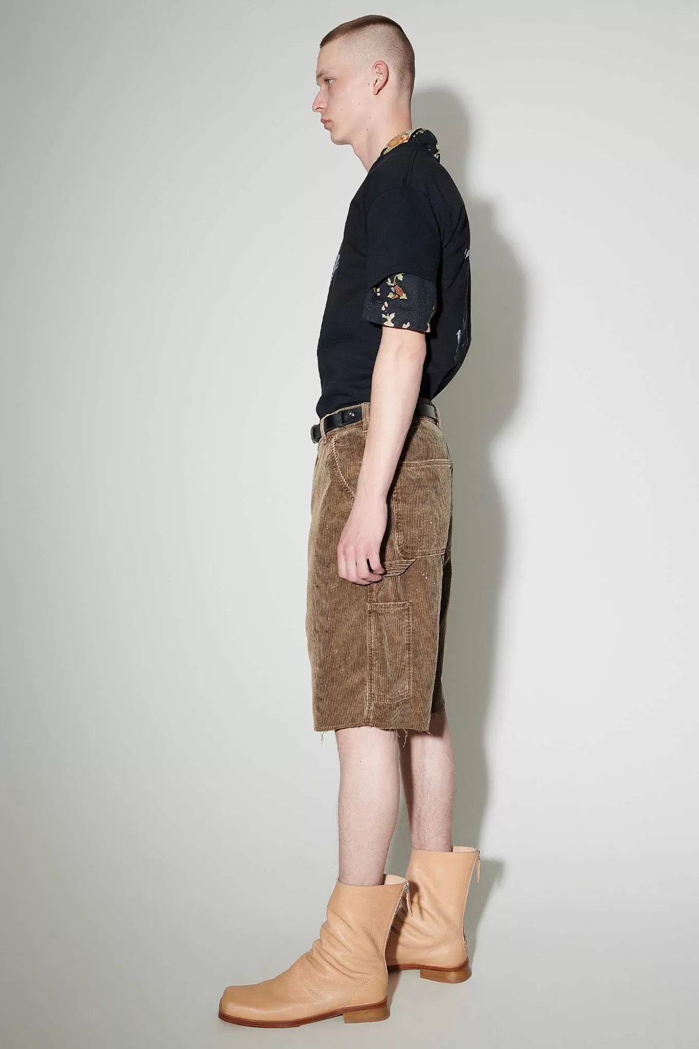Our Legacy Jeans | Joiner Kort Brun Enzym Splatter Cord
