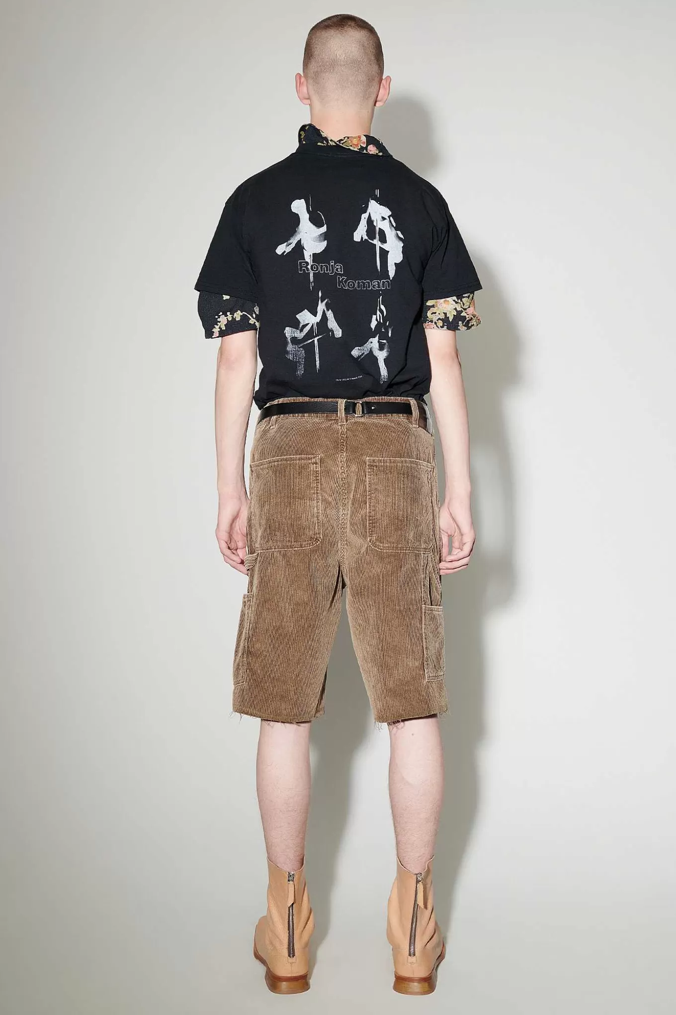 Our Legacy Jeans | Joiner Kort Brun Enzym Splatter Cord