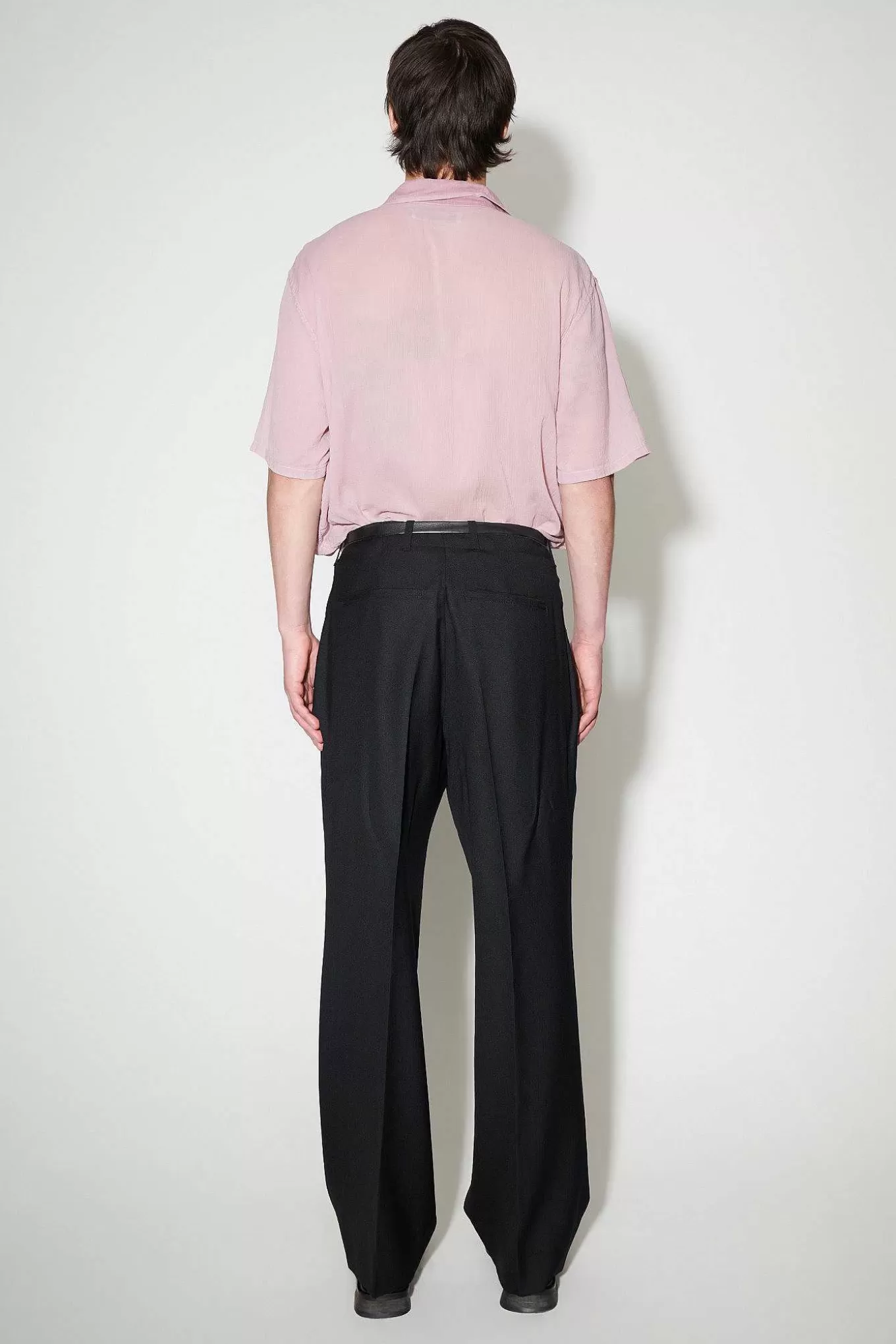 Our Legacy Byxor | Lant Chino Black Panama Wool