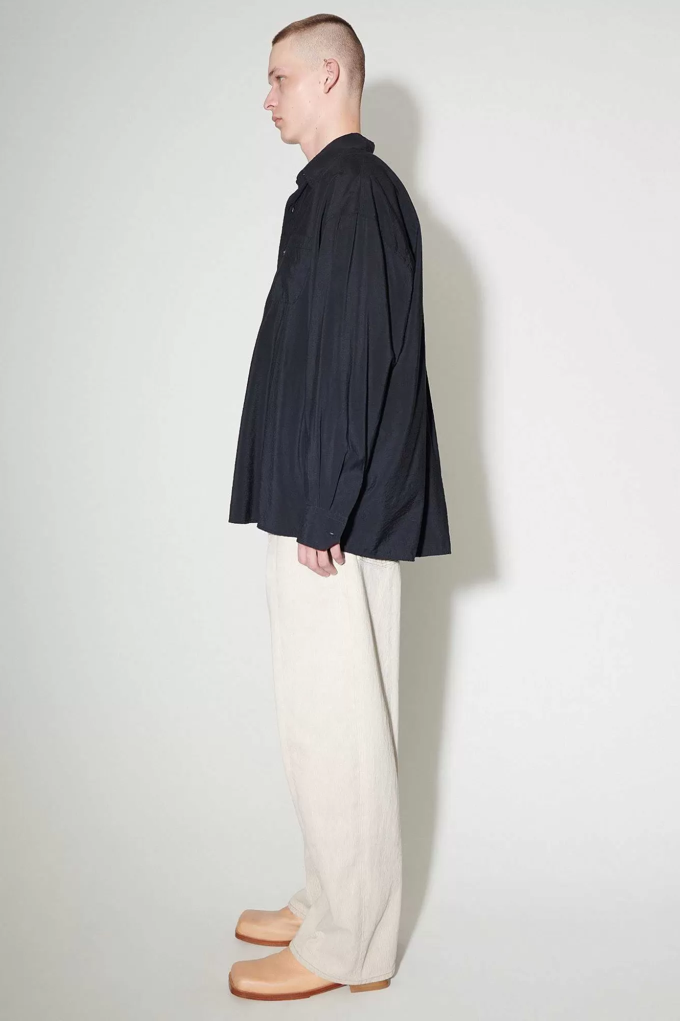 Our Legacy Skjorttyg | Lant Skjorta Black Liquid Viscose