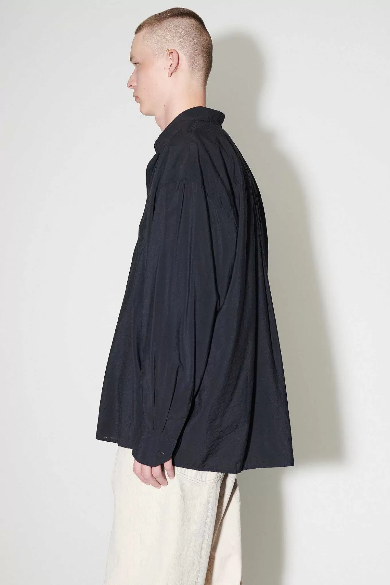 Our Legacy Skjorttyg | Lant Skjorta Black Liquid Viscose