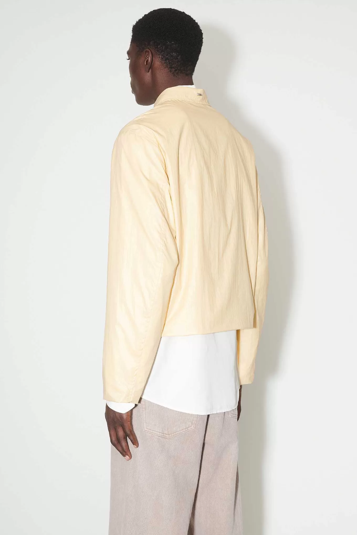 Our Legacy Ytterkläder | Minijacka Cream Gummerad Nylon