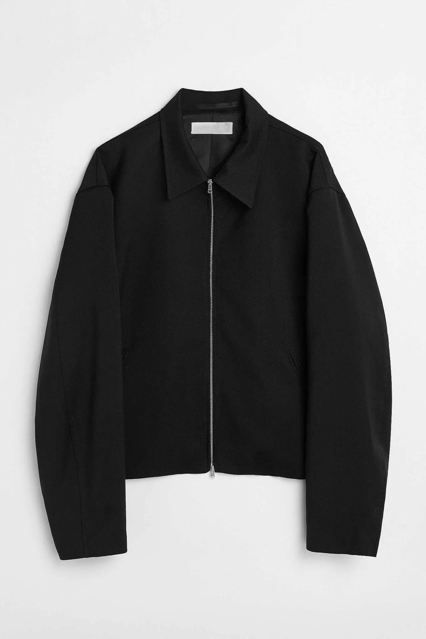 Our Legacy Passning | Minijacka Svart Worsted Wool