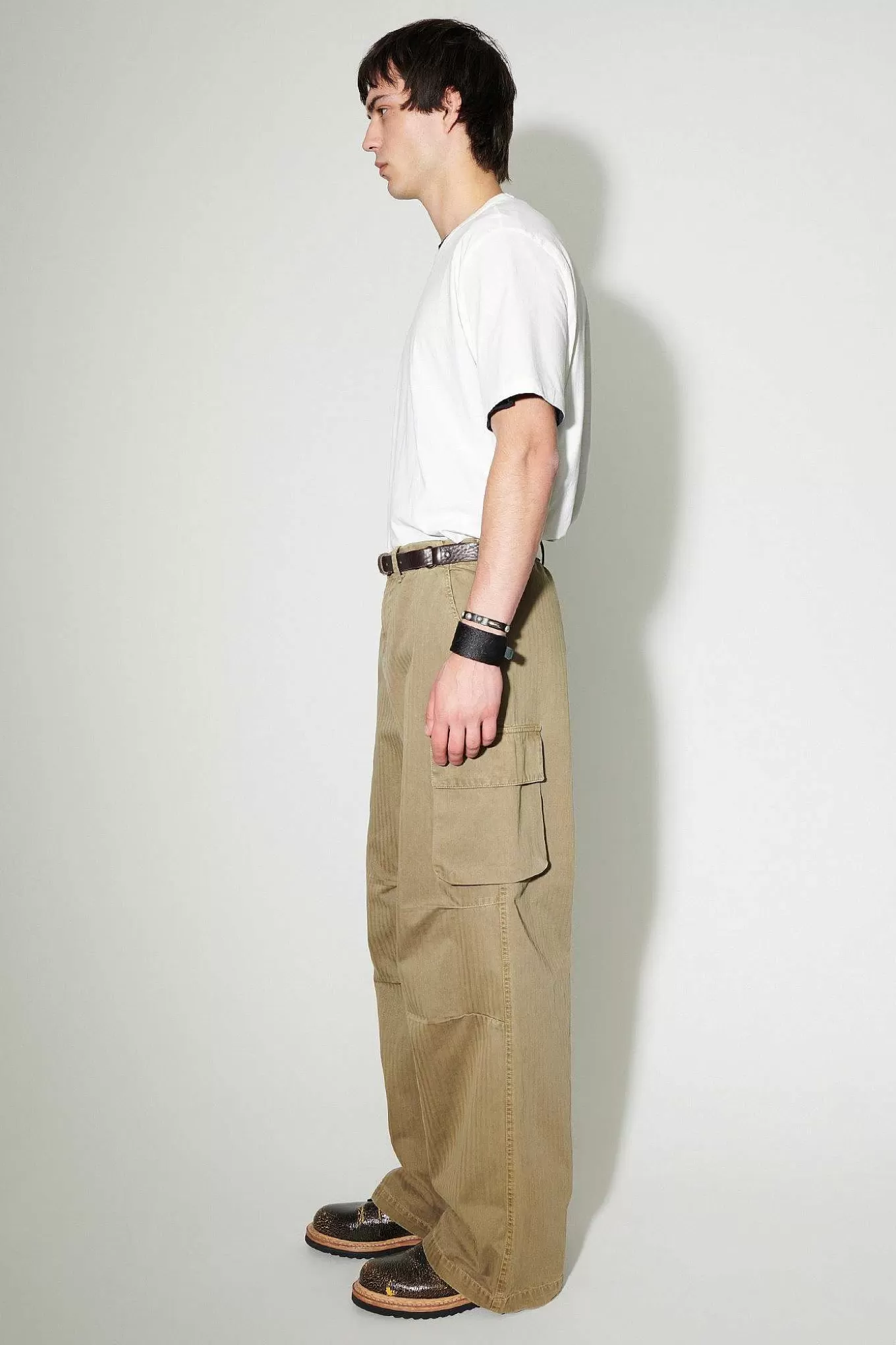 Our Legacy Byxor | Mount Cargo Uniform Olive Fiskben