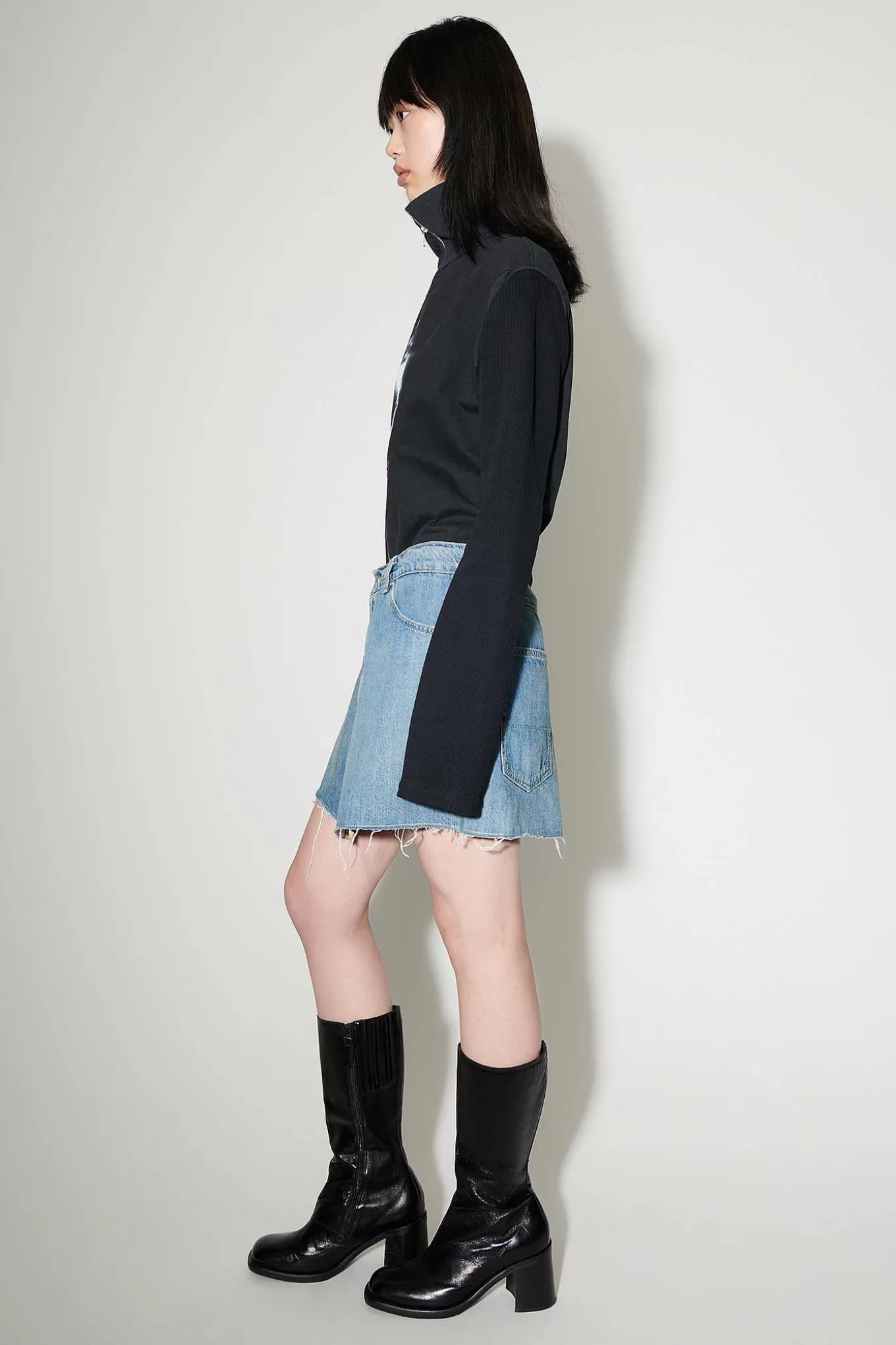 Our Legacy Kjolar | Omslagskjol Mid Blue Denim