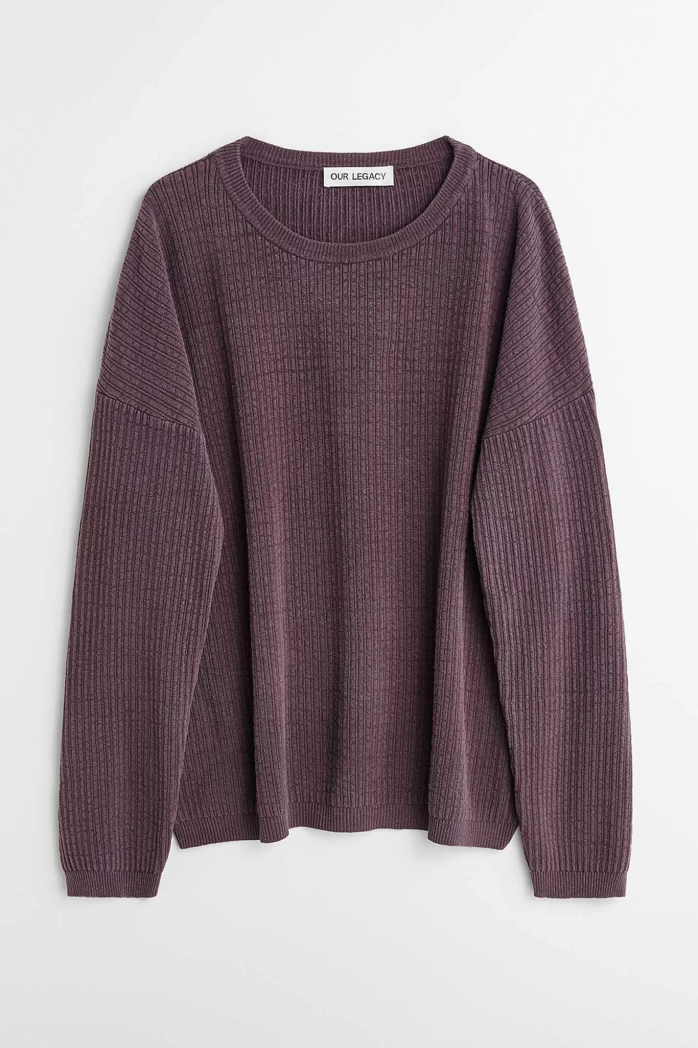 Our Legacy Stickat | Popover Roundneck Mystic Plum Habitable Silk
