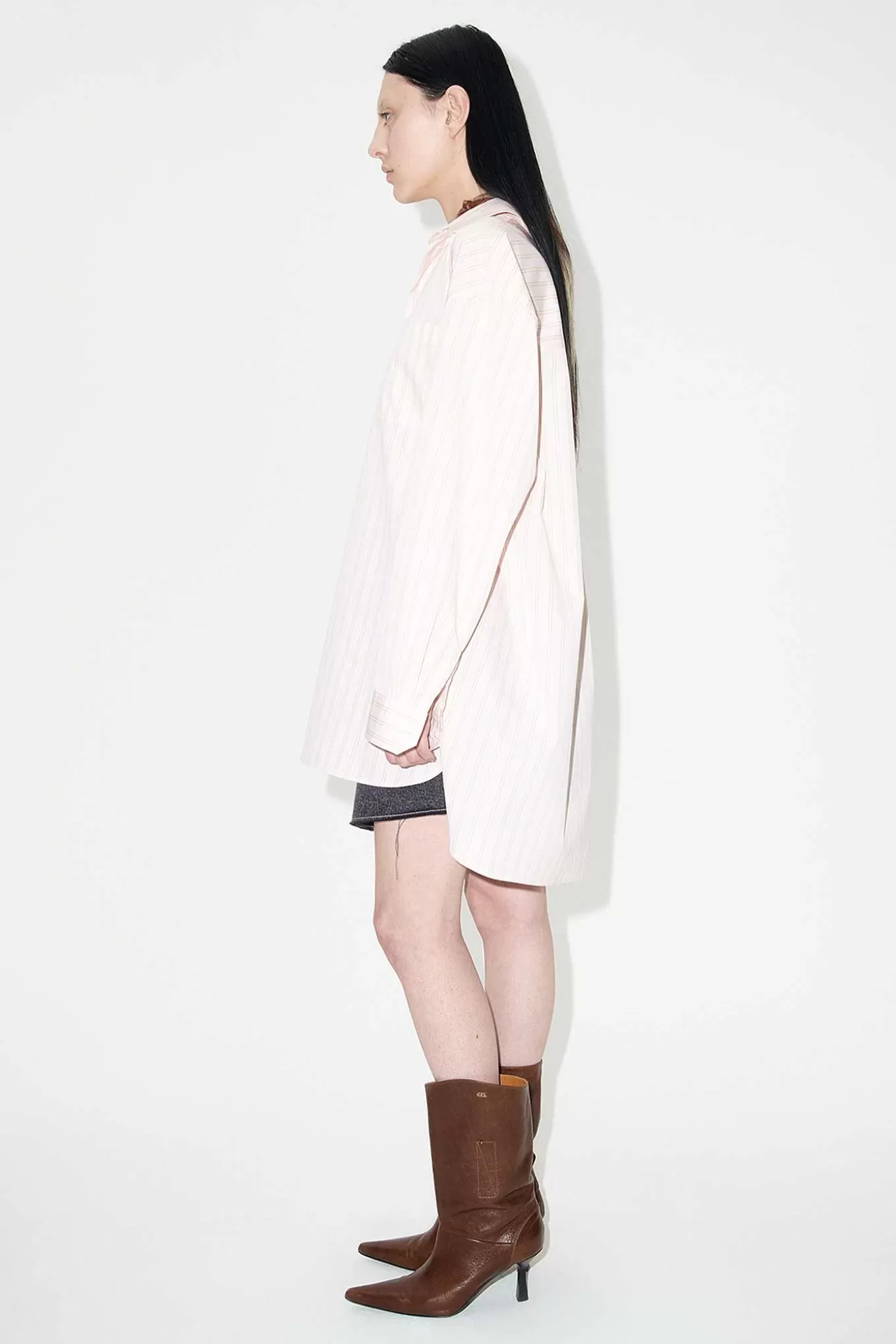 Our Legacy Skjorttyg | Popover Skjorta Rosa Business Stripe